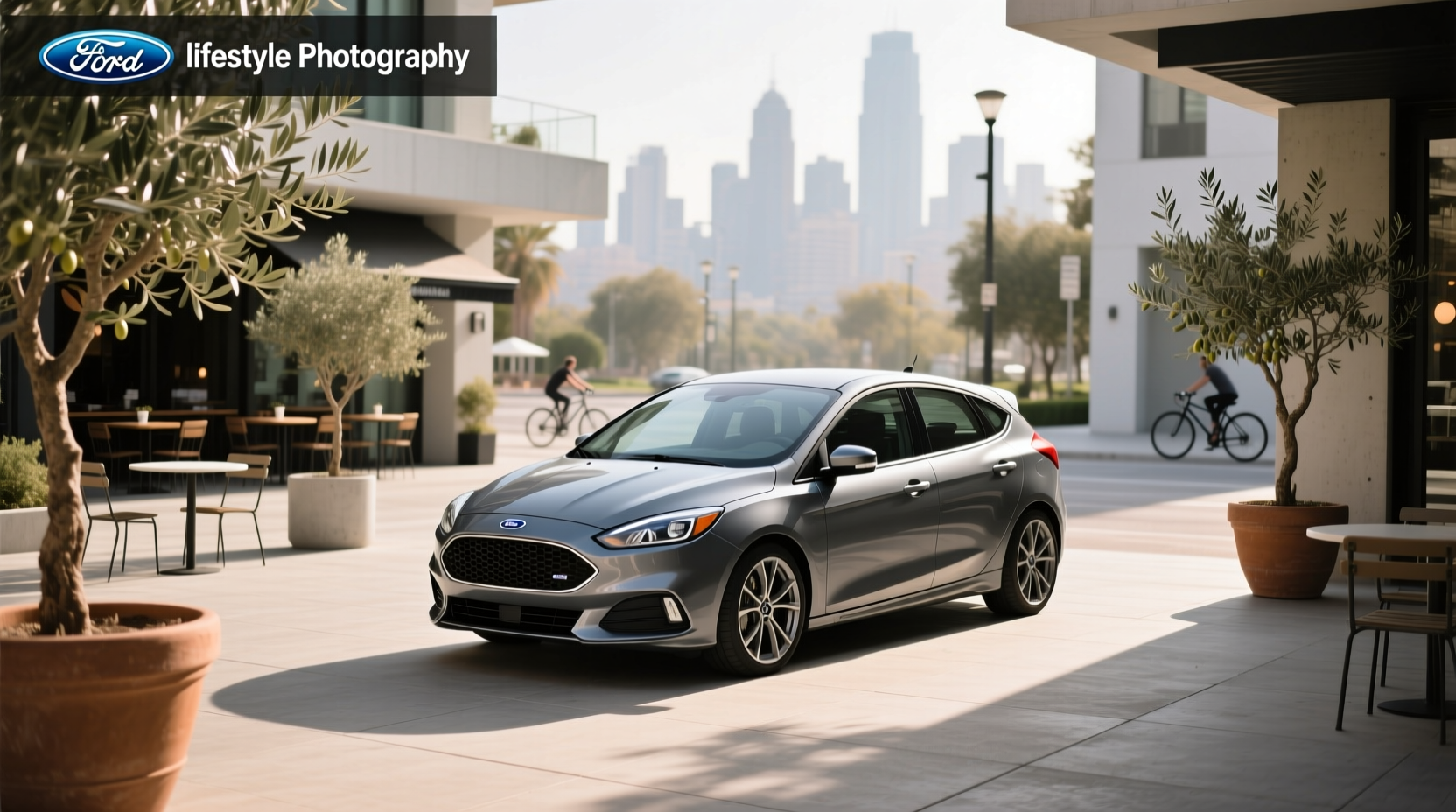 2018 Ford Focus hatchback front three-quarter view