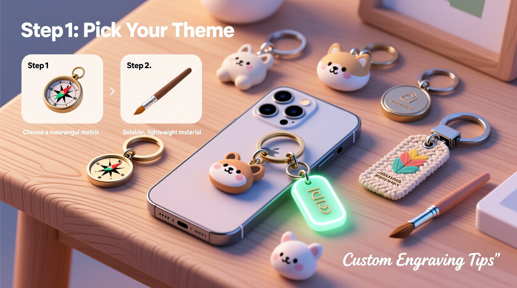 unique ideas and step by step tips to personalize your phone with a keychain