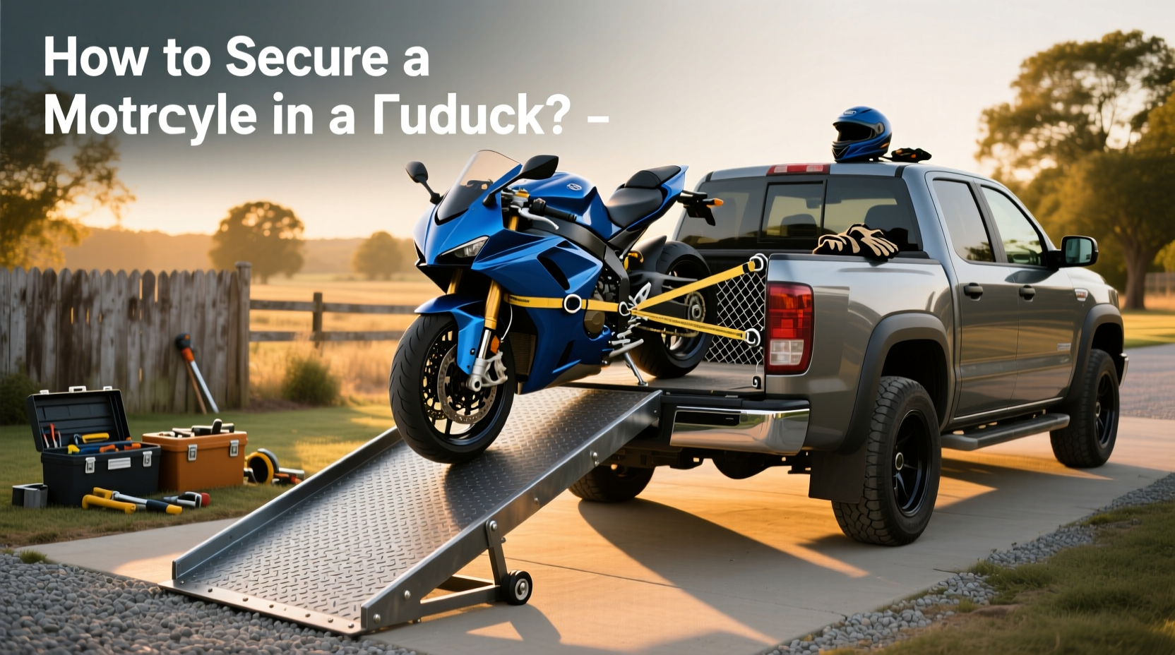 How to Secure a Motorcycle in a Pickup Truck: A Practical Guide
