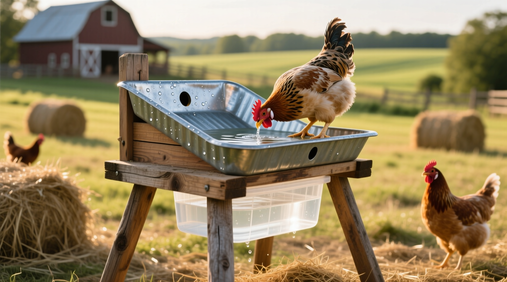Build a Foolproof Homemade Chicken Waterer in 30 Minutes