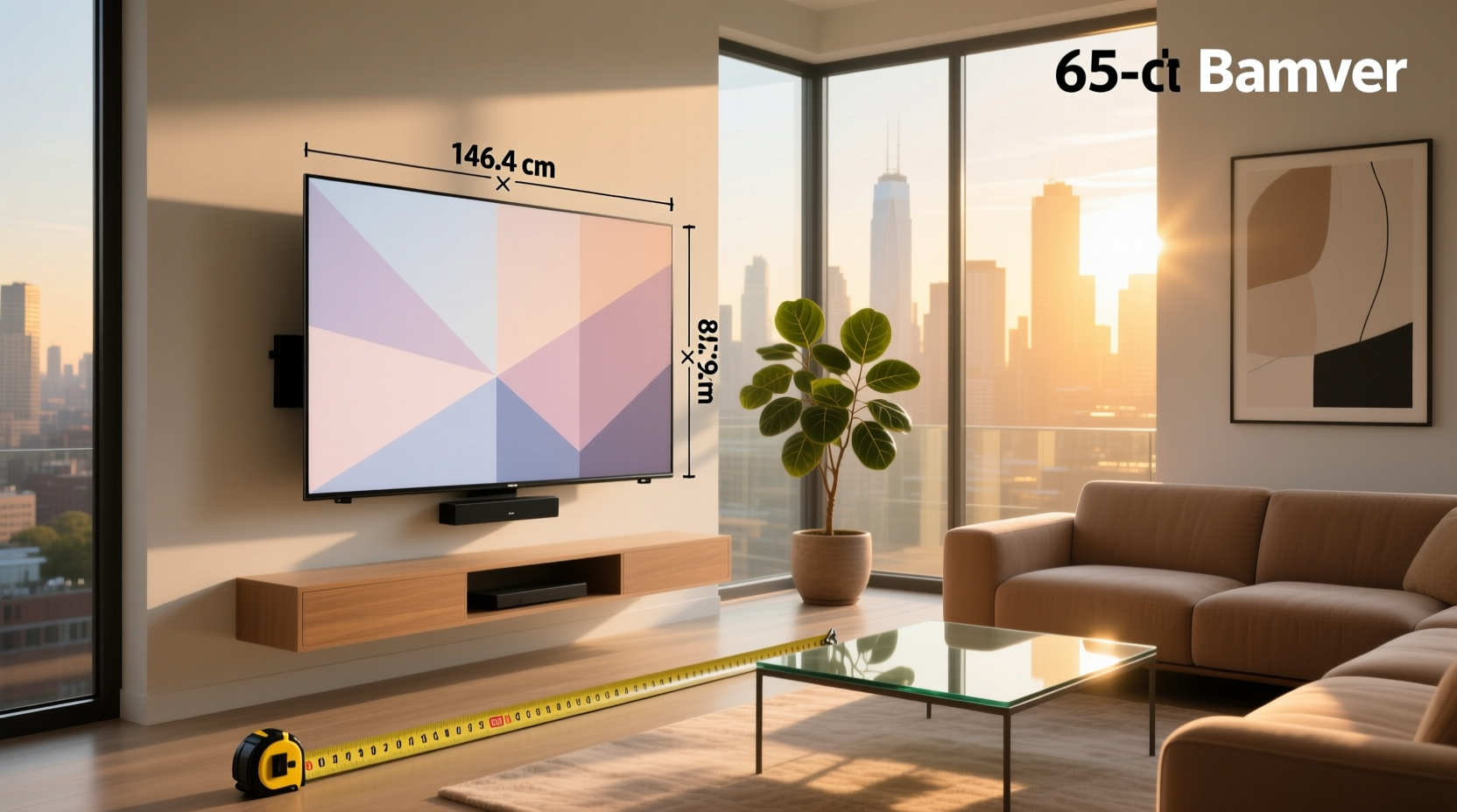 65 inch tv dimensions in cm size, space viewing guide