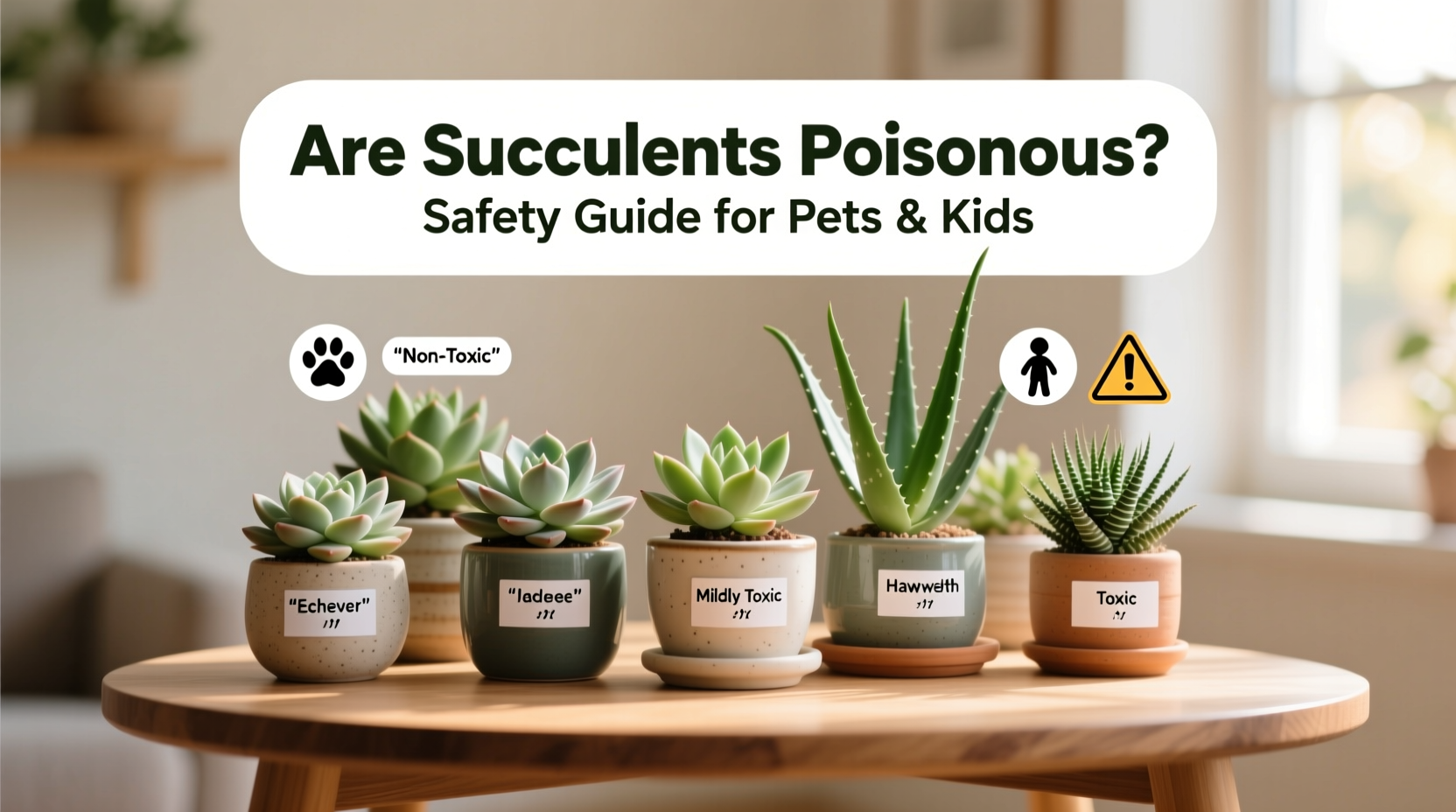Are Succulents Poisonous? Safety Guide for Pets & Kids
