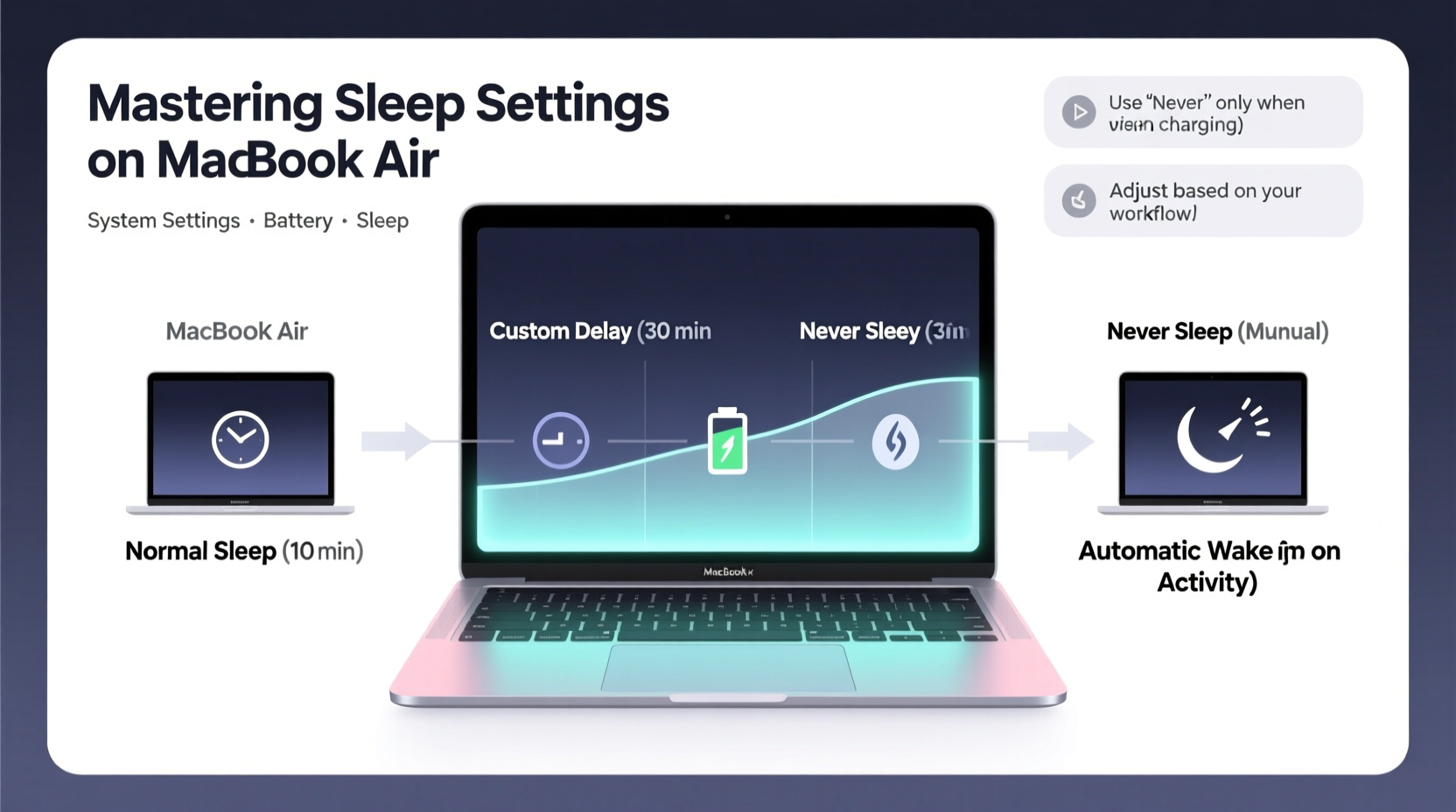 mastering sleep settings on macbook air a step by step guide to customizing sleep time