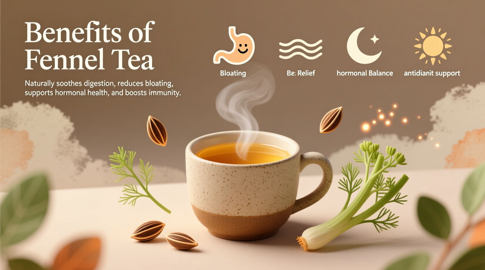Fennel Tea Benefits: Digestion, Antioxidants & Science-Backed Uses