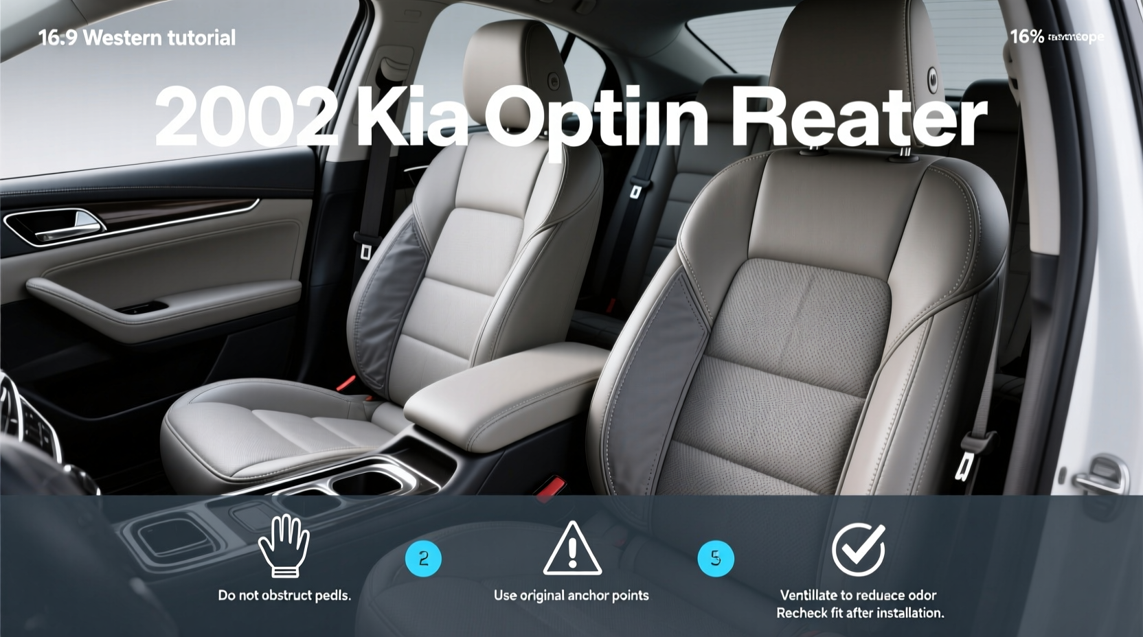 2008 Kia Optima Seat Covers Buying Guide