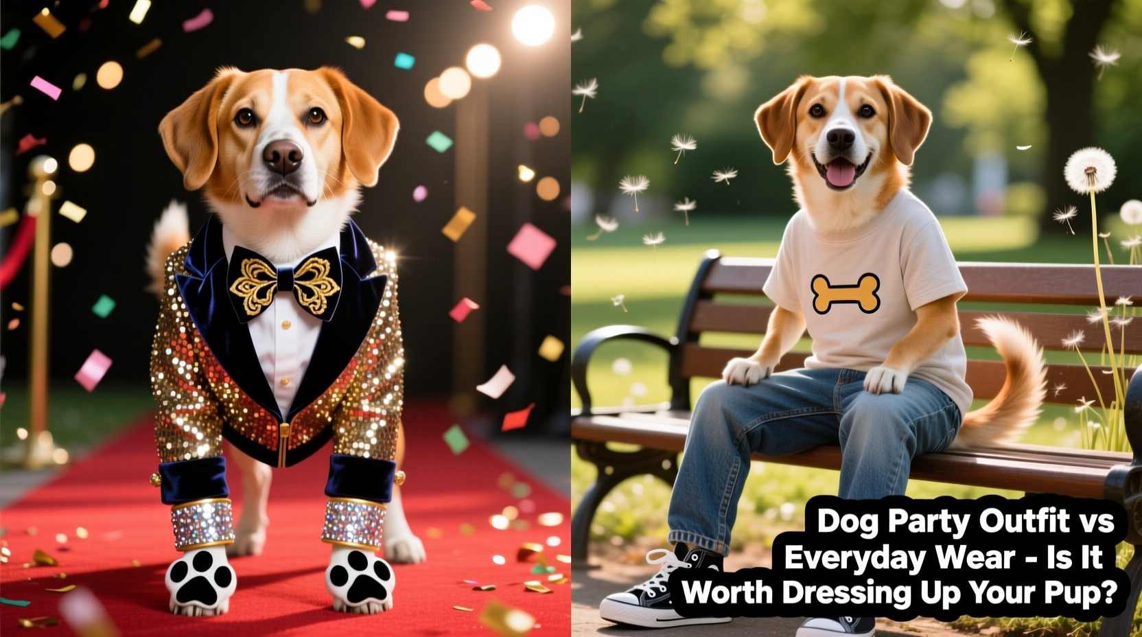 dog party outfit vs everyday wear is it worth dressing up your pup or keeping it casual 2
