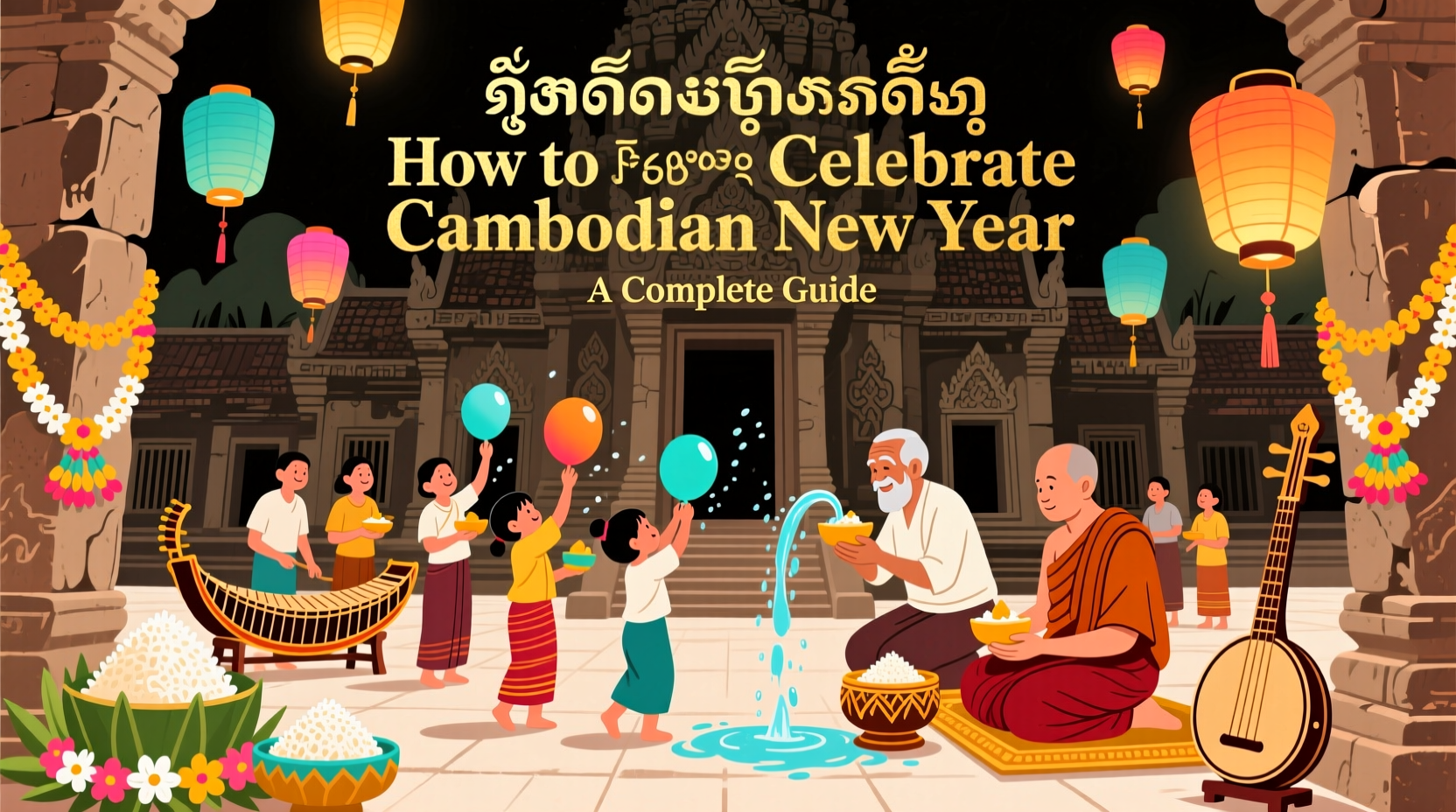 how to celebrate cambodian new year