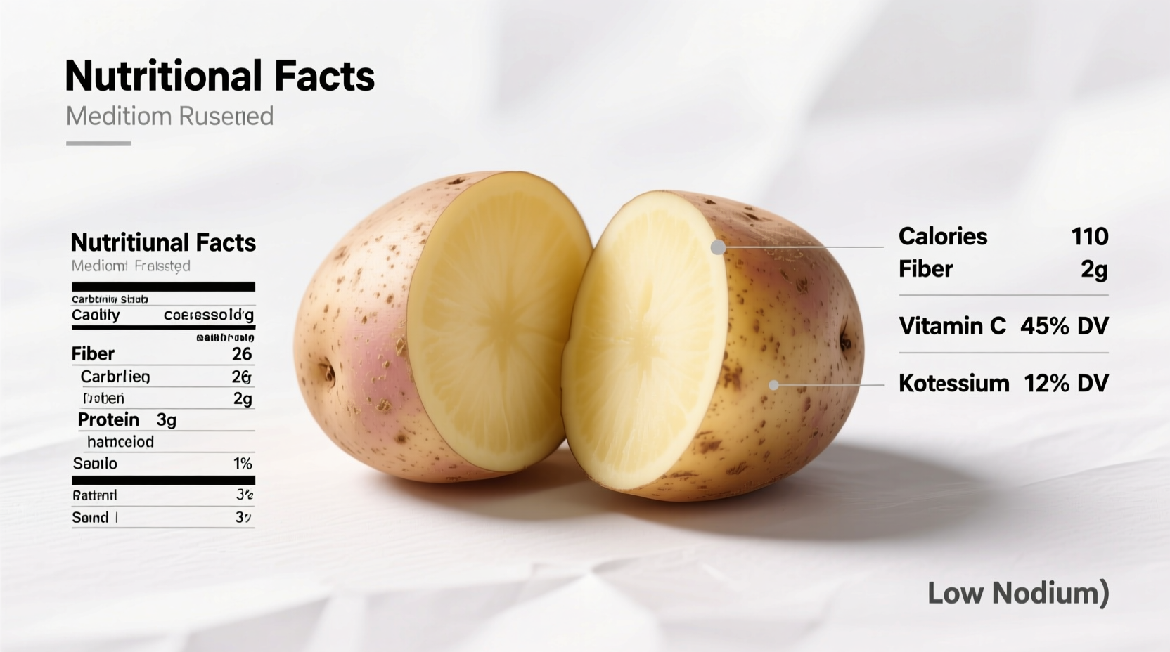 One Potato Nutrition Facts: Complete Breakdown