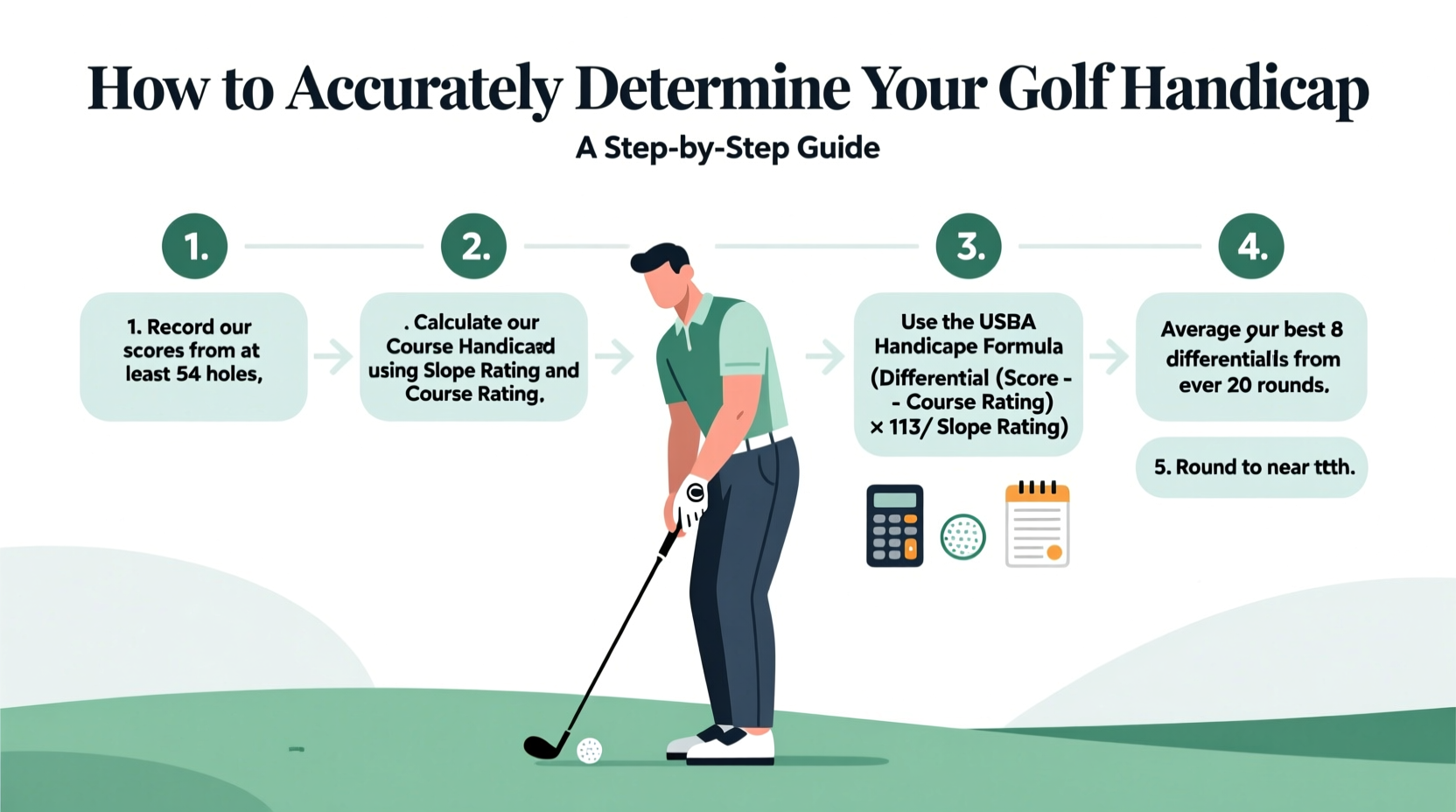 how to accurately determine your golf handicap a step by step guide