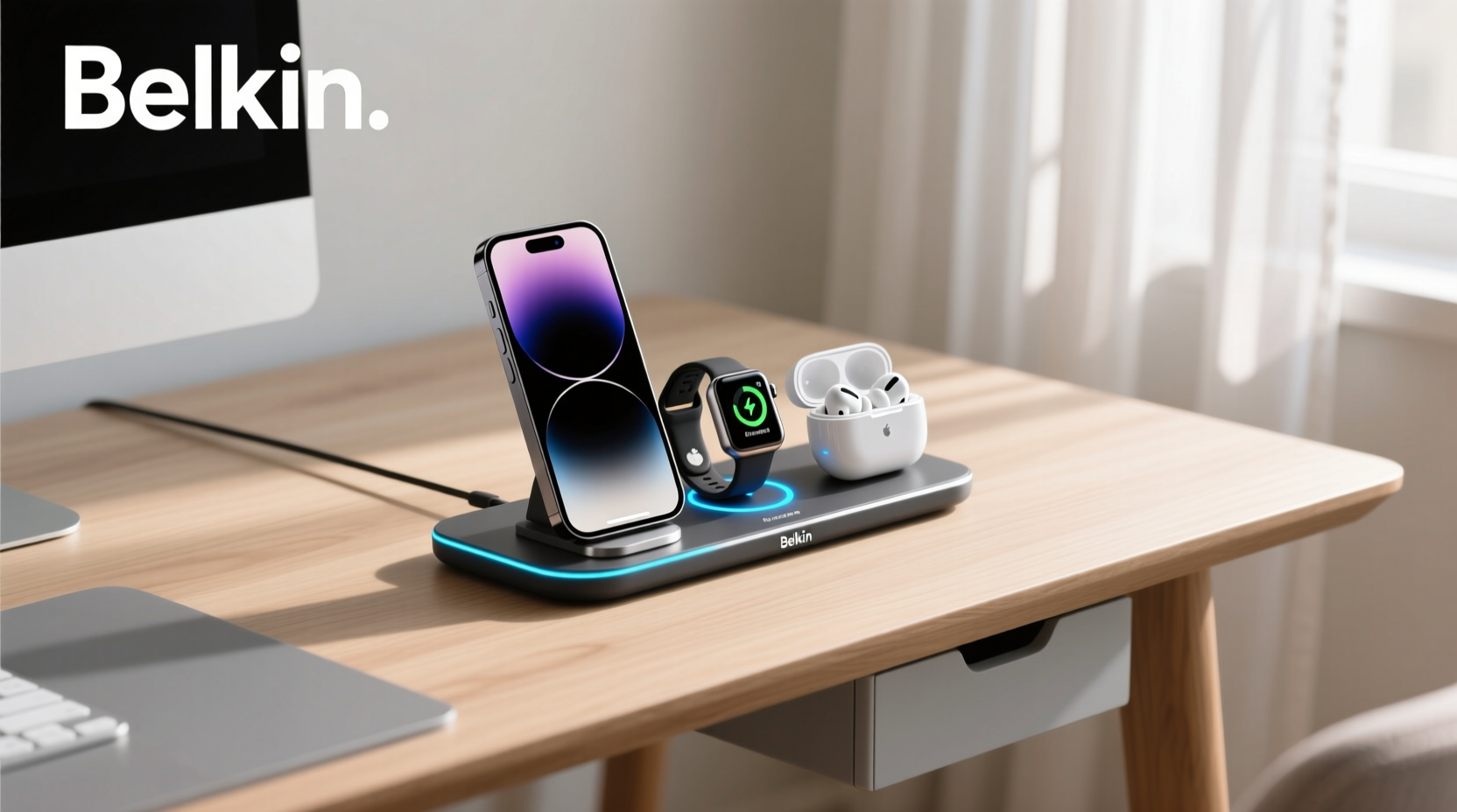 Belkin 3-in-1 Wireless Charging Pad Guide