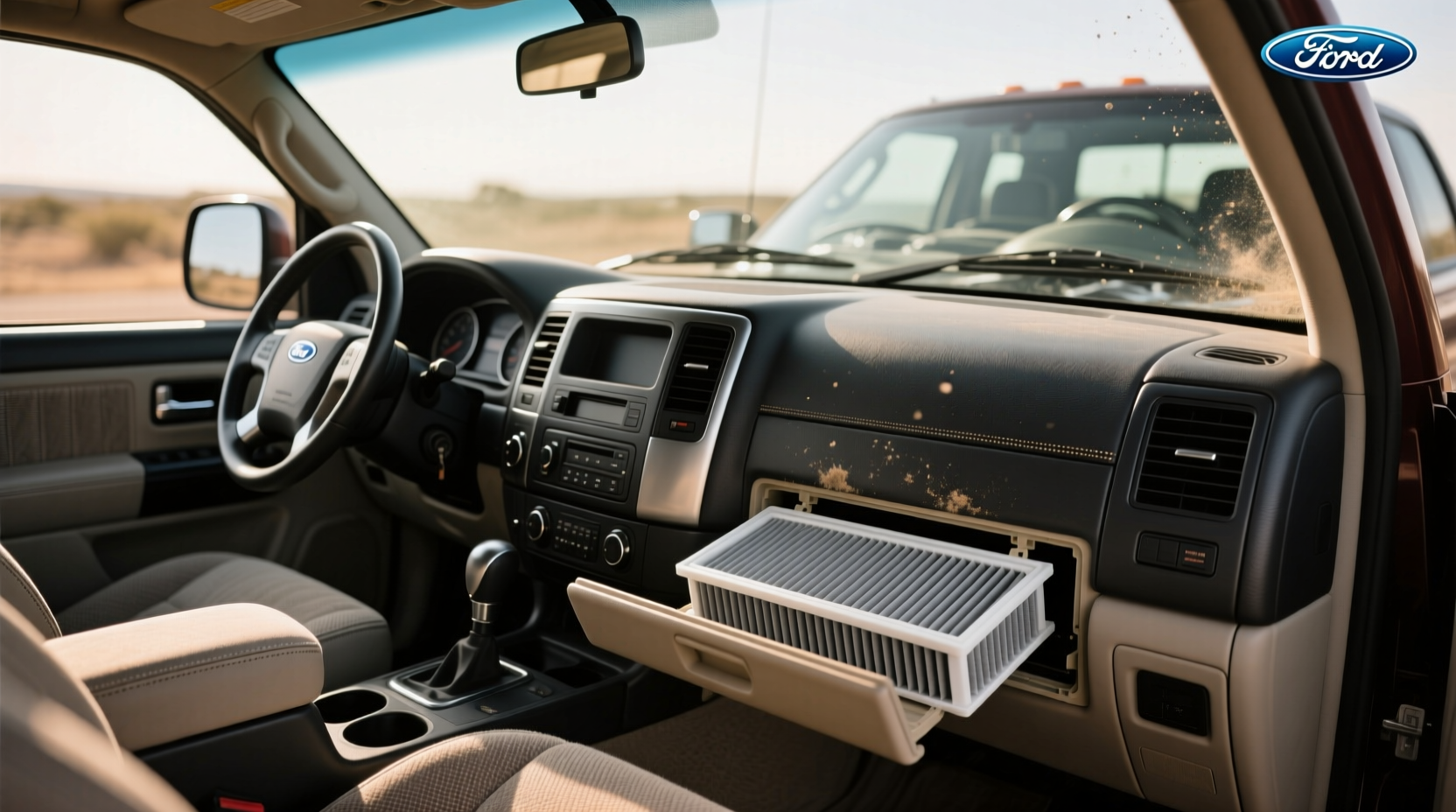 2006 f350 cabin air filter location retrofit guide