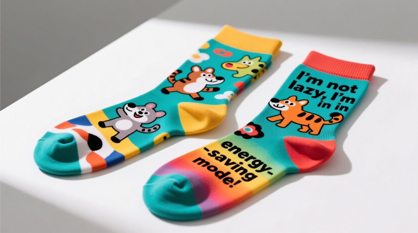funny socks for adults that add color and personality