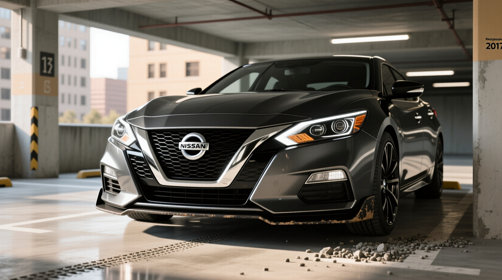 2017 nissan maxima front bumper guide