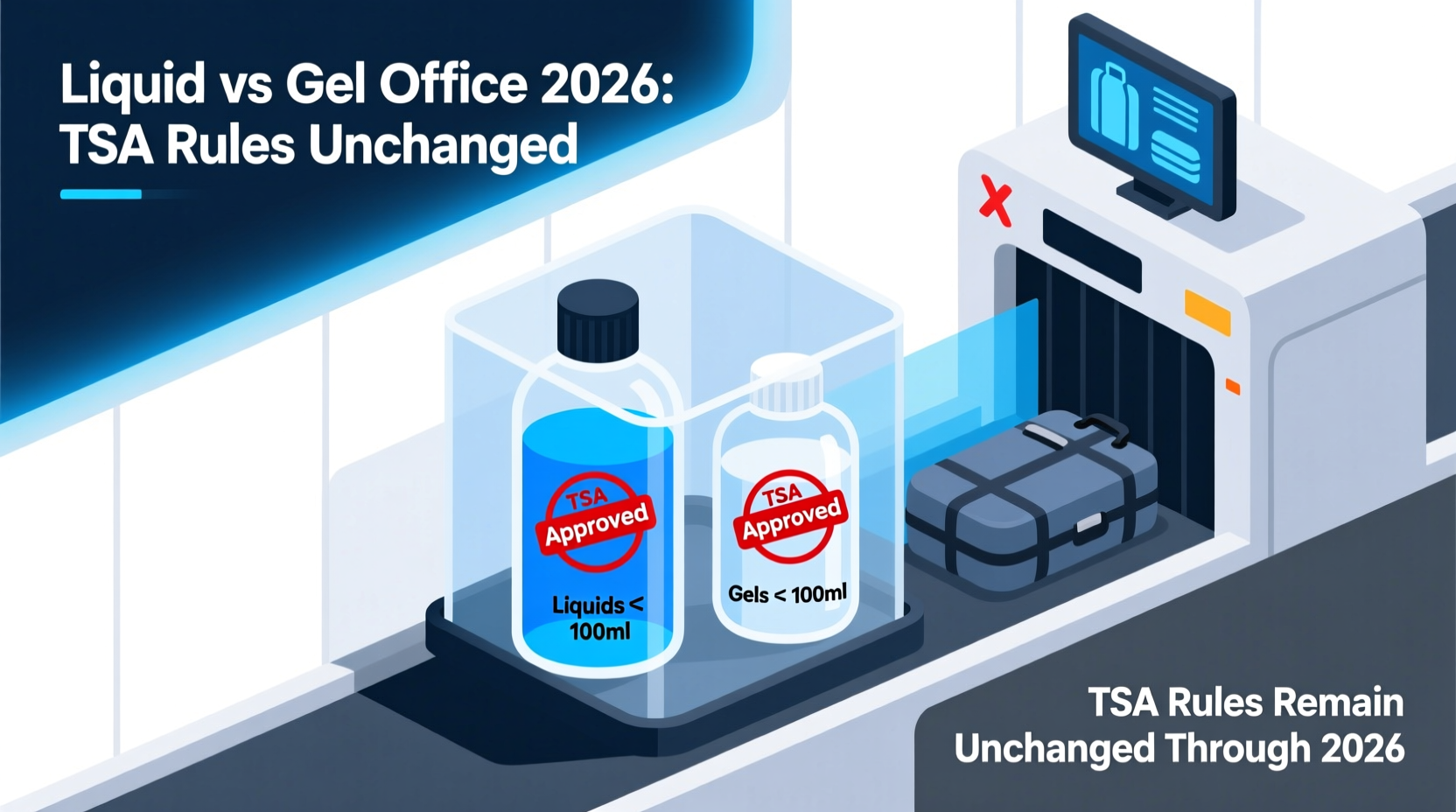Liquid vs Gel Office 2026: TSA Rules Unchanged