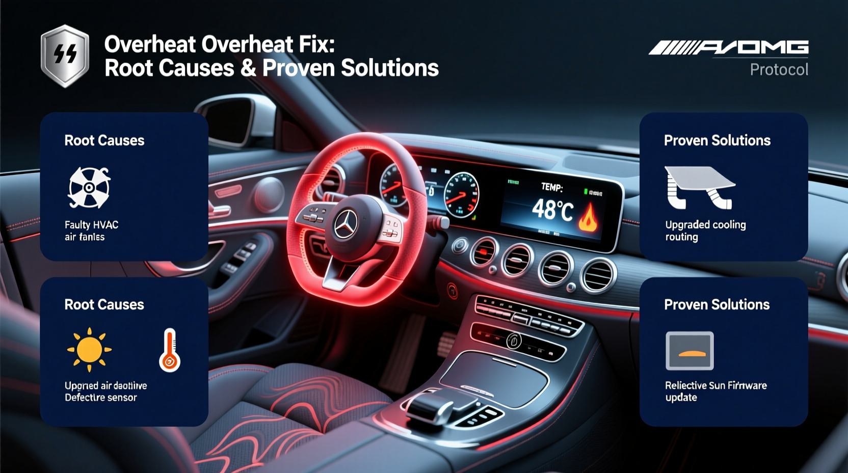 cls63 interior overheat fix