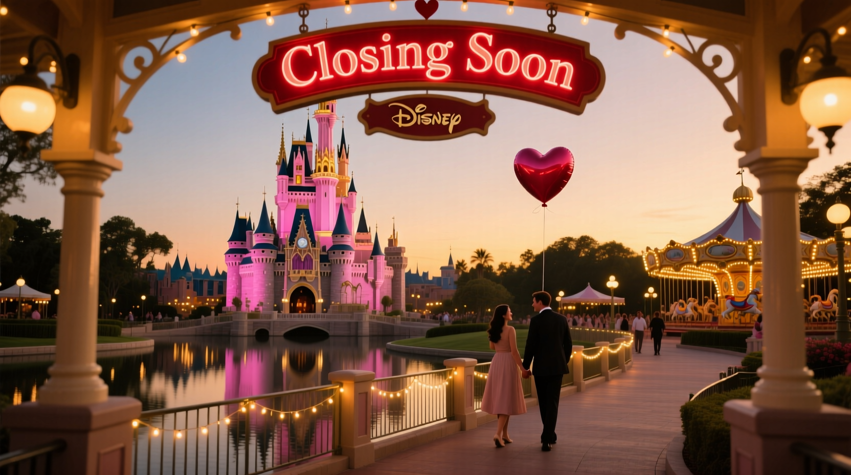 what time does disney close on valentines day
