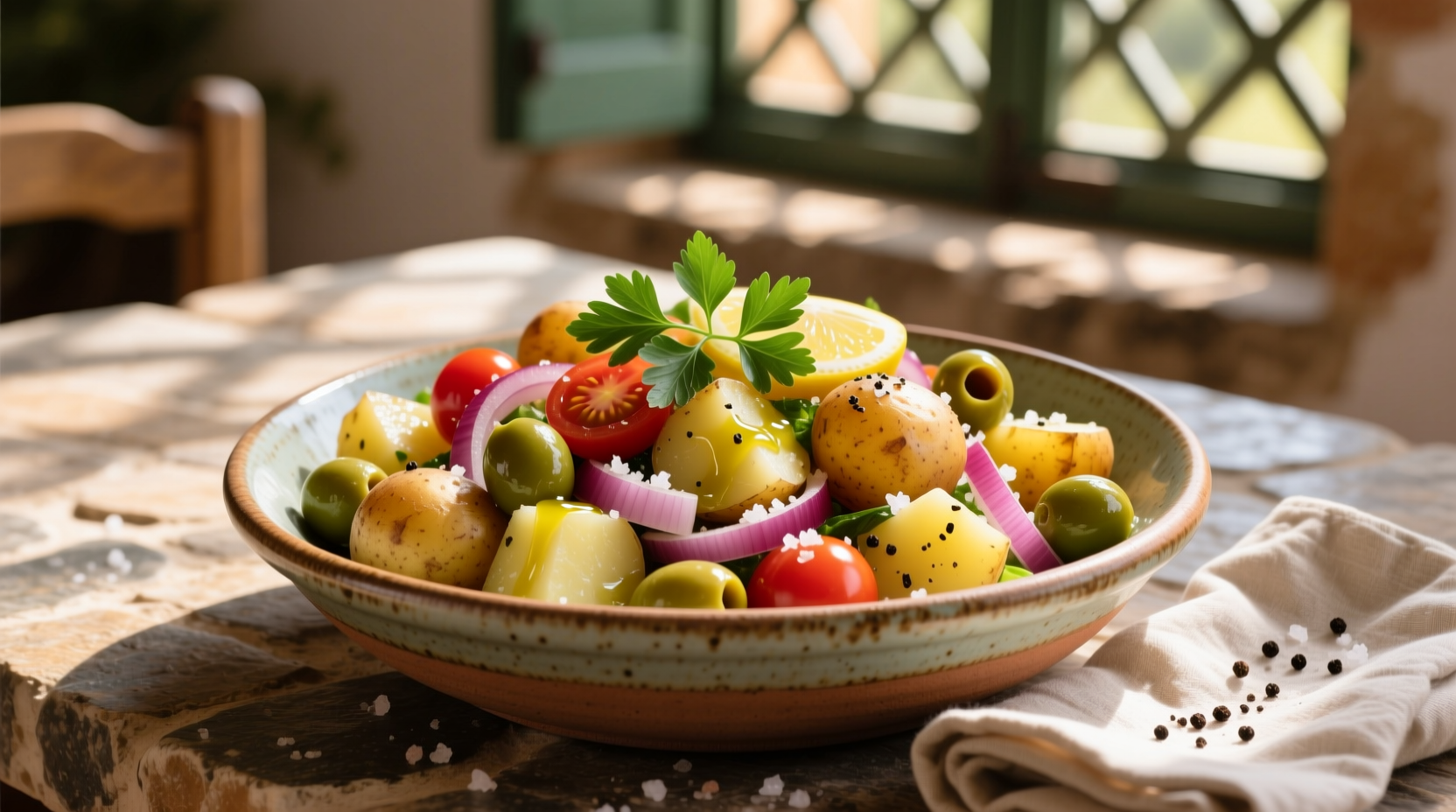 Authentic Sicilian Potato Salad Recipe & History