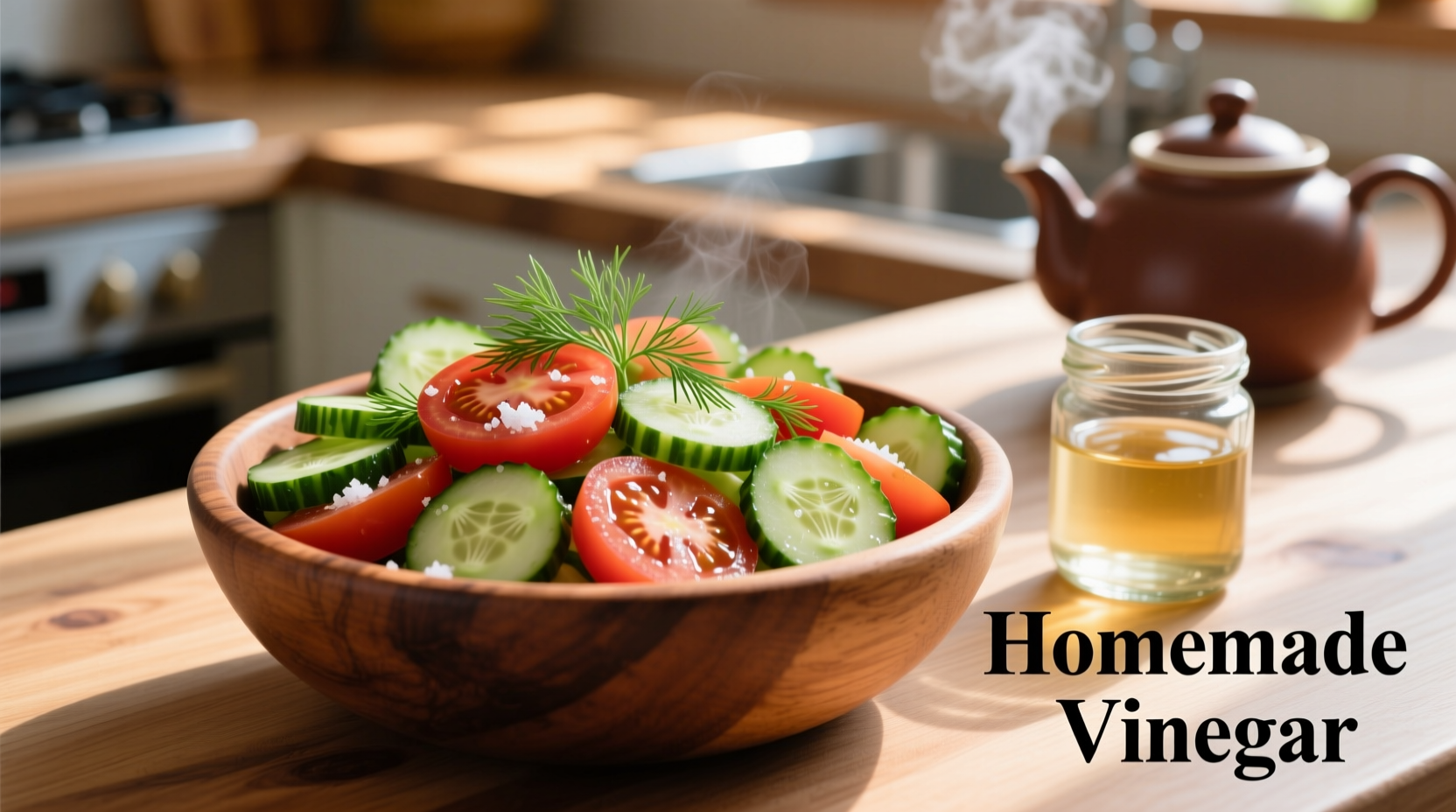 cucumber tomato vinegar salad