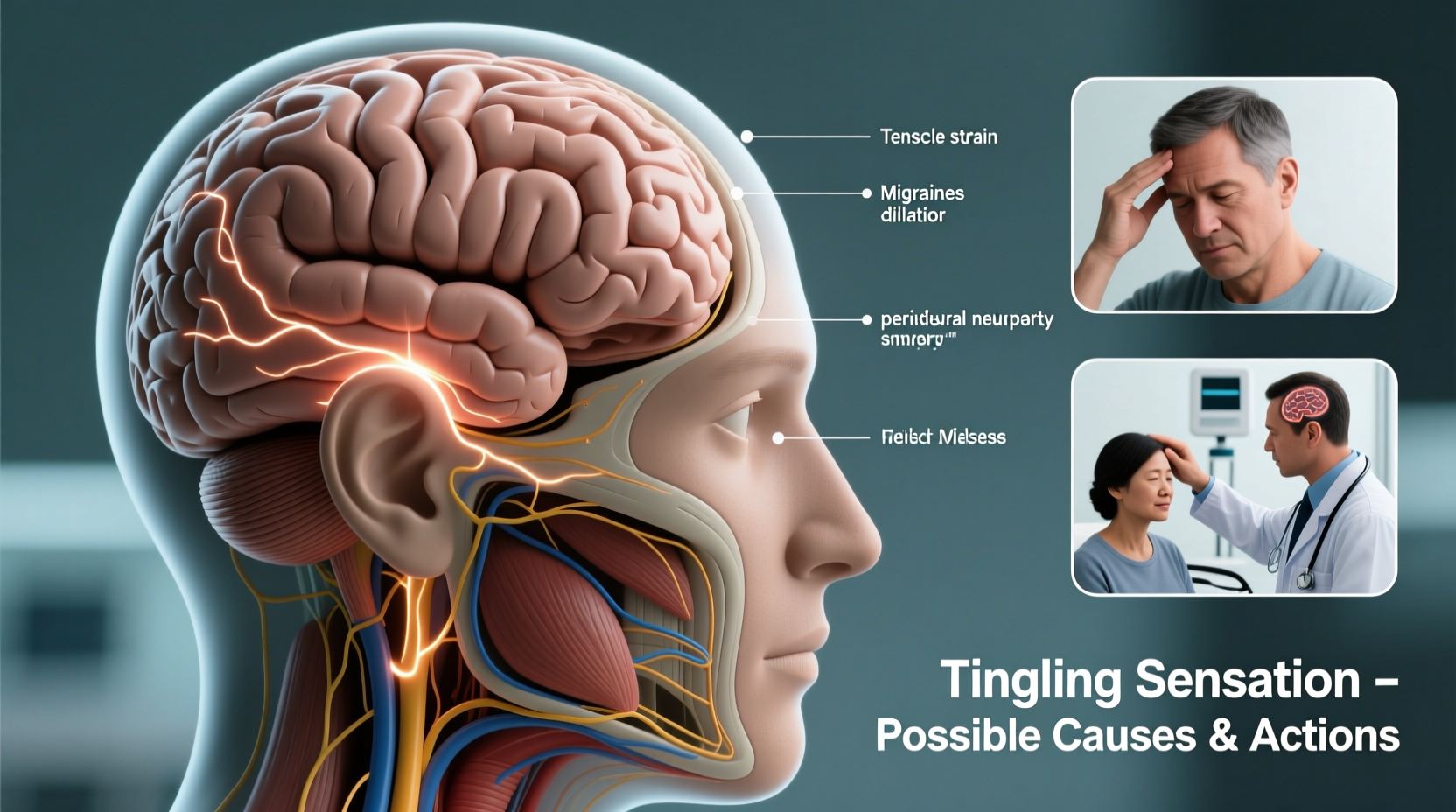 why is my head tingling possible causes and what to do
