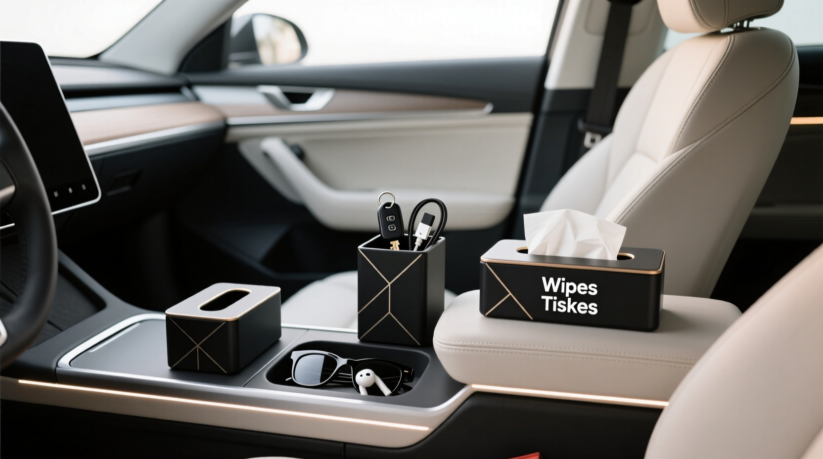 innovative ways to organize your car using tissue boxes for clutter free driving