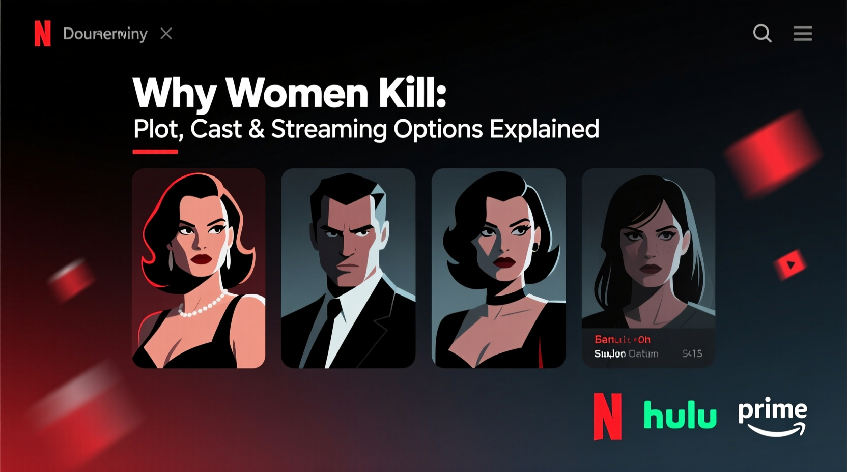 why women kill plot cast and streaming options explained
