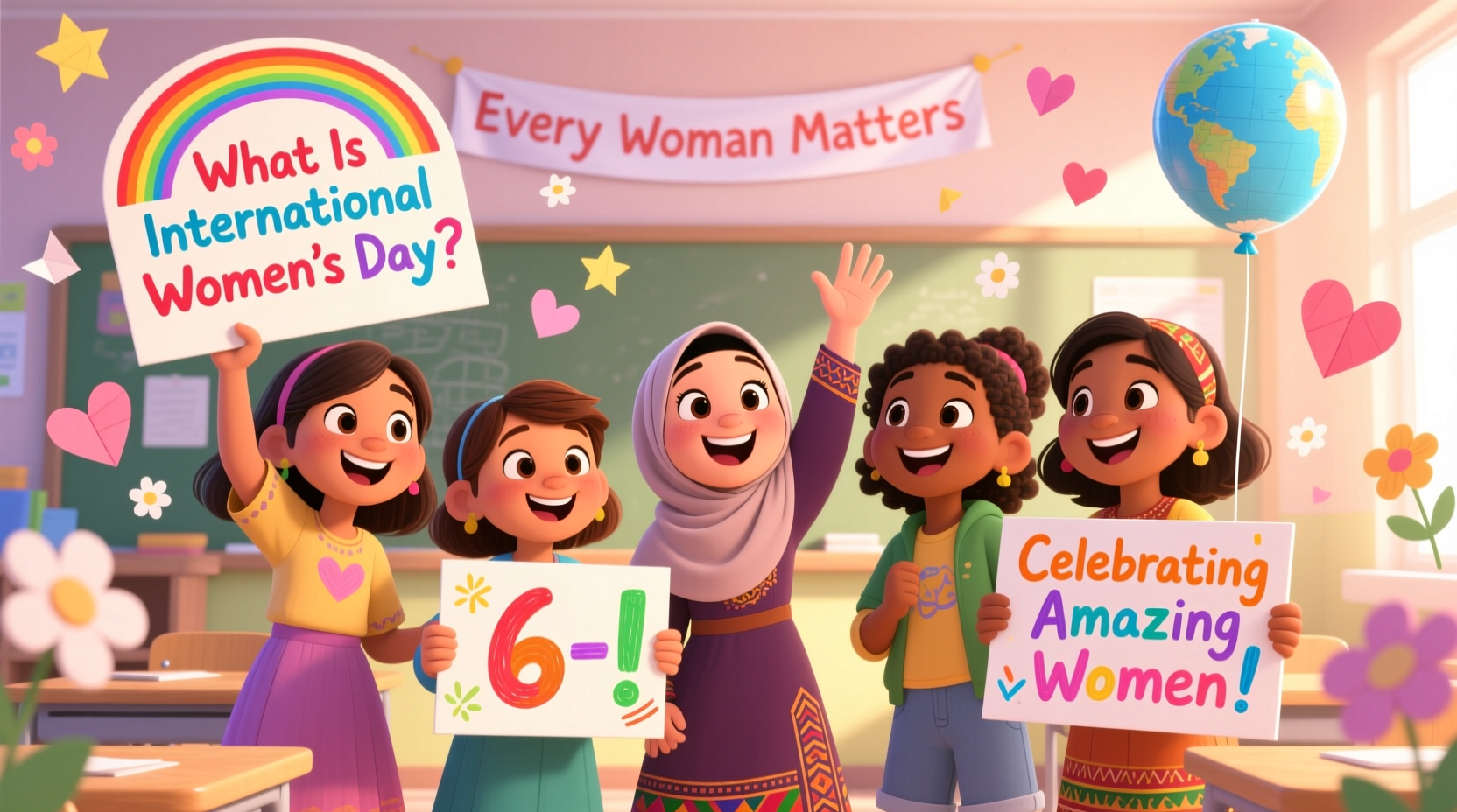 international womens day explained for kids
