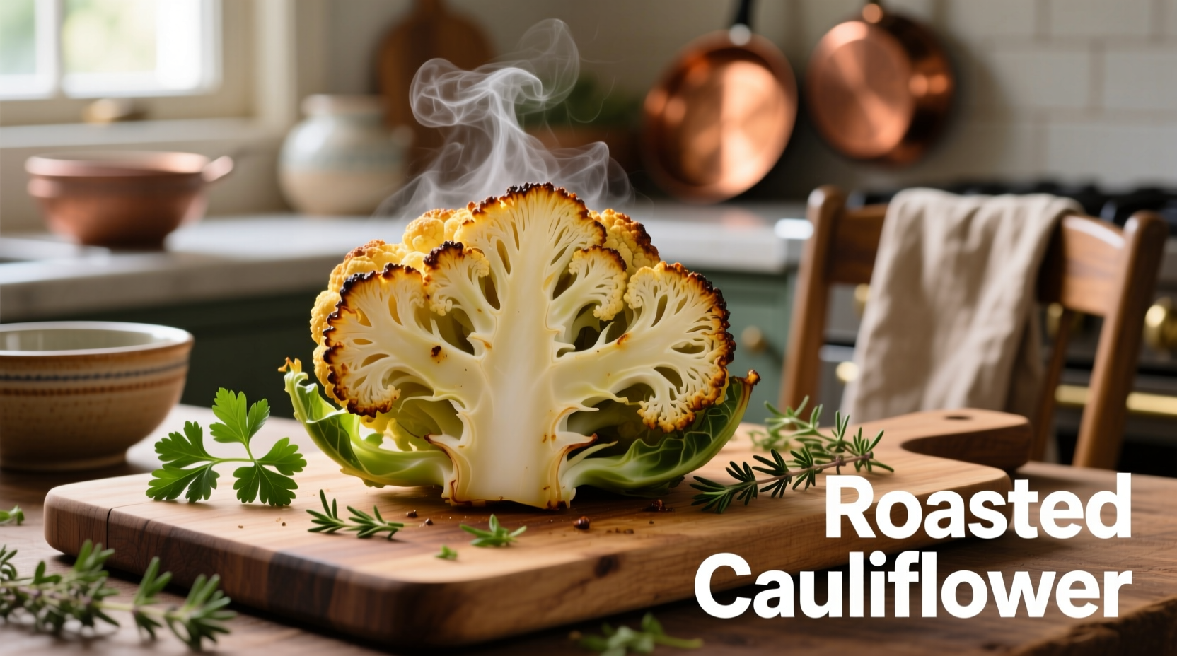 cooking a cauliflower
