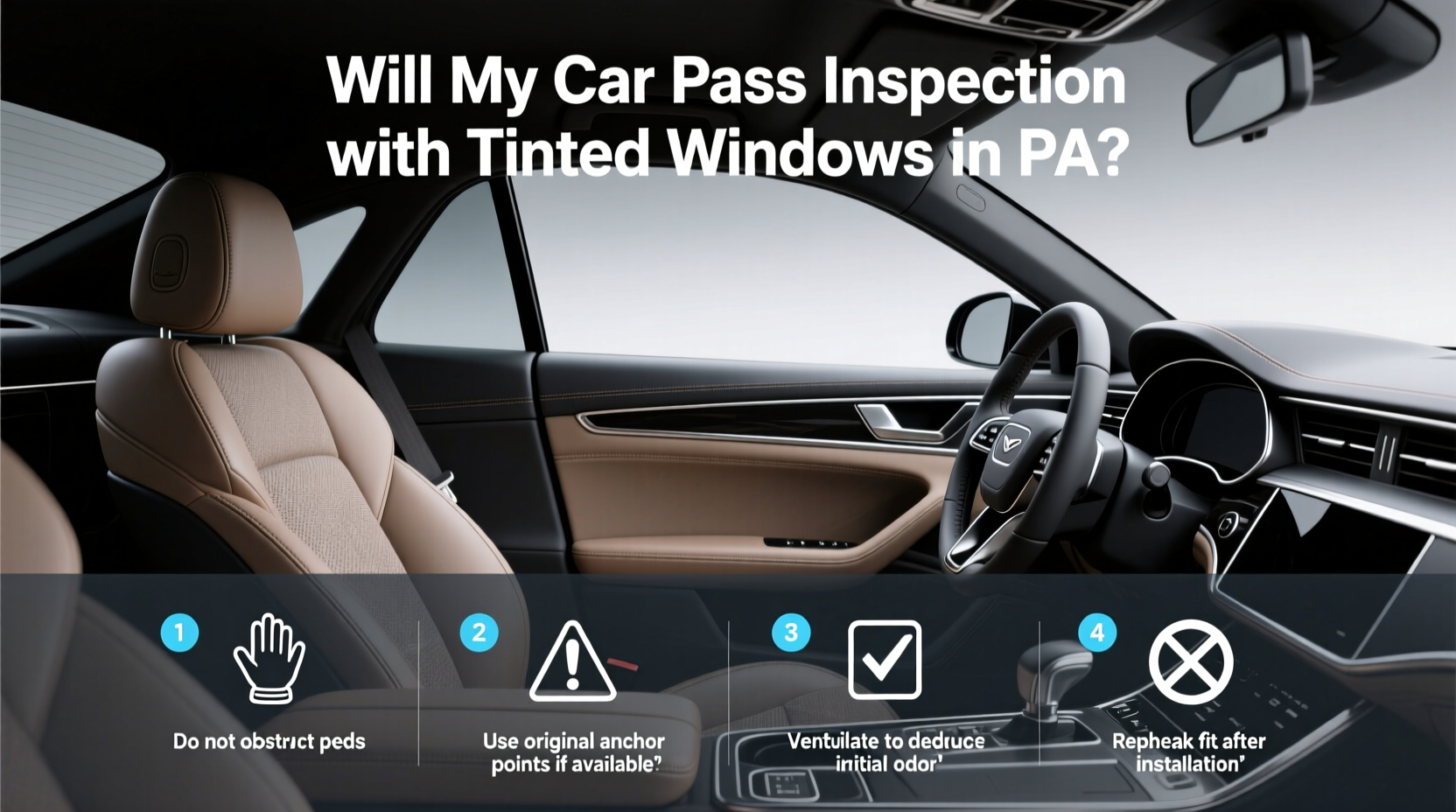 Will My Car Pass Inspection with Tinted Windows in PA? Buying Guide