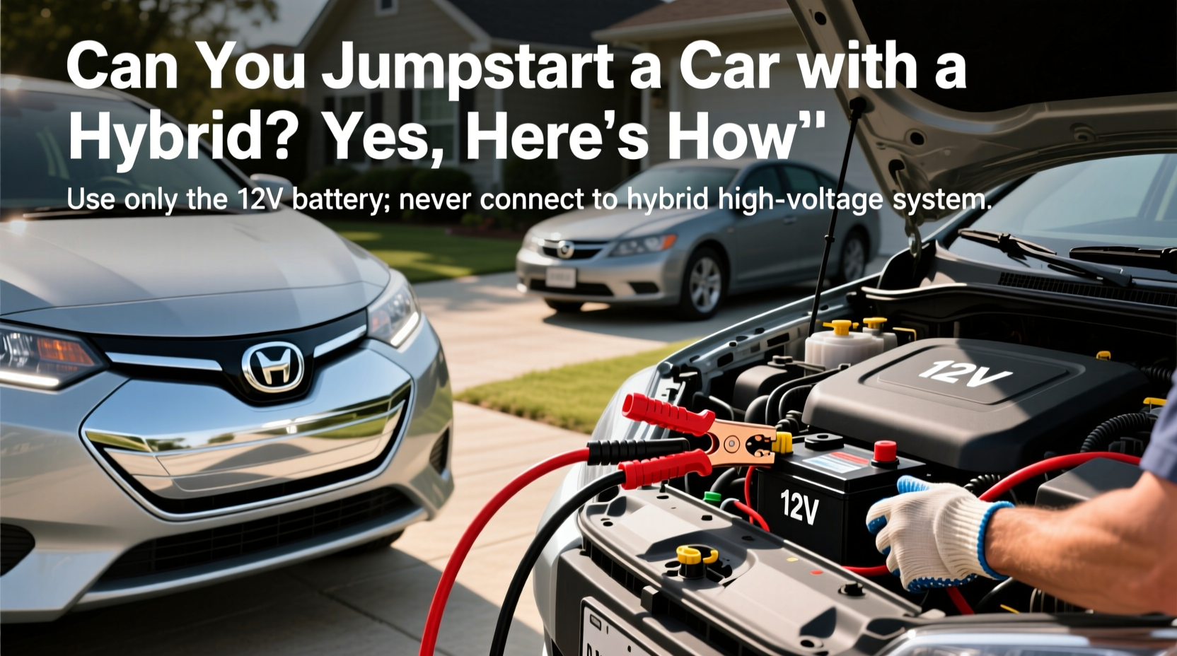 can you jumpstart a car with a hybrid