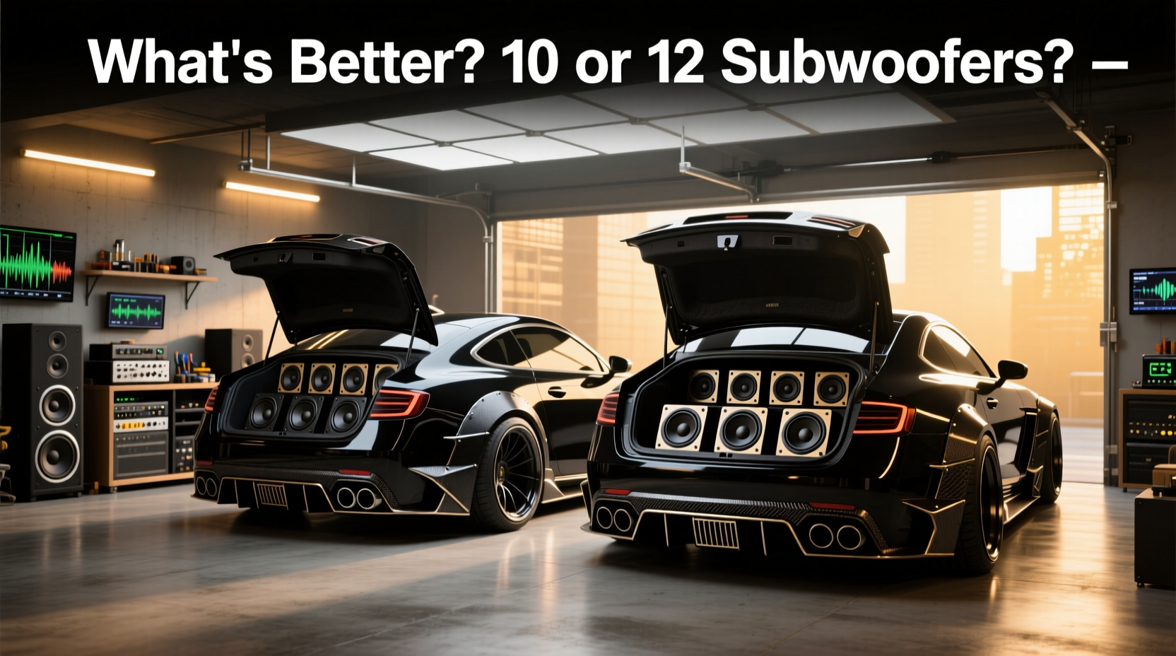 10 vs 12 subwoofer which fits your car sound 