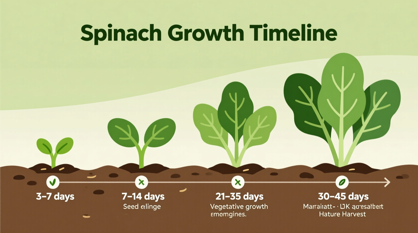 Spinach Growth Time: From Seed to Harvest (25-45 Days)