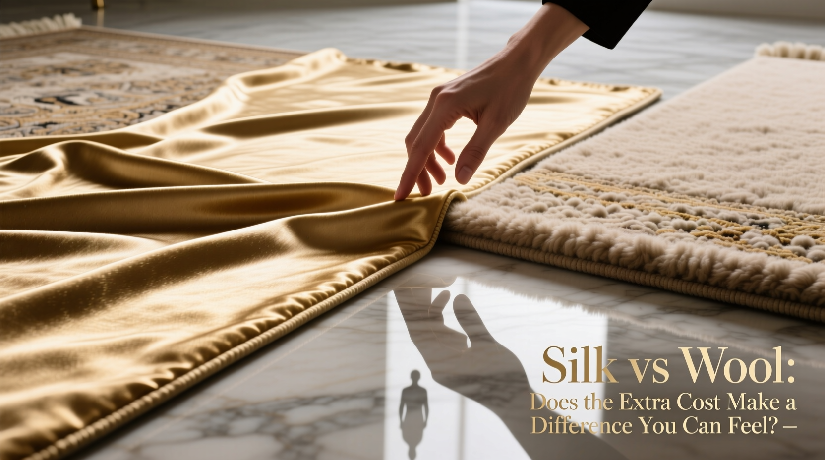 silk vs wool rug does the extra cost of silk really make a difference you can feel