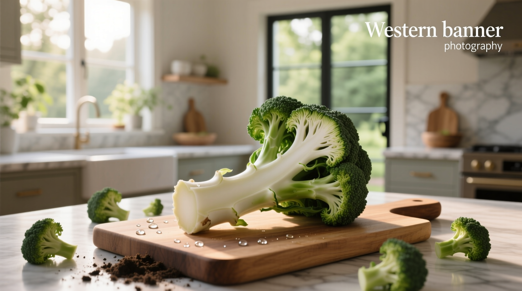 white in broccoli stem safe or spoiled