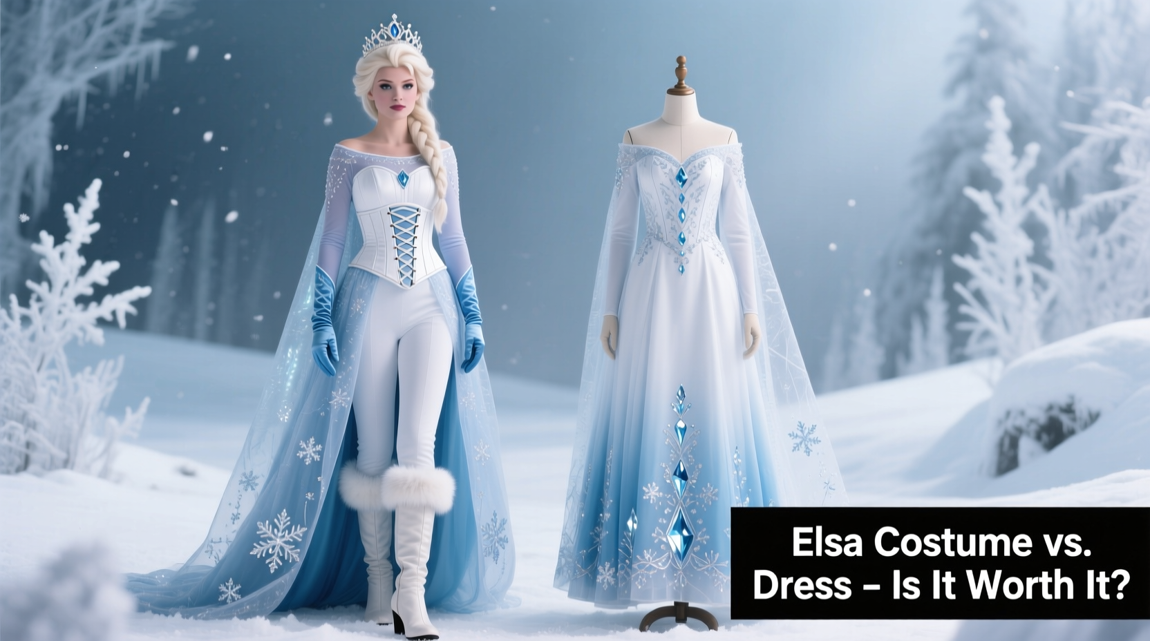 elsa dress vs elsa costume is there actually any difference or am i wasting money 2