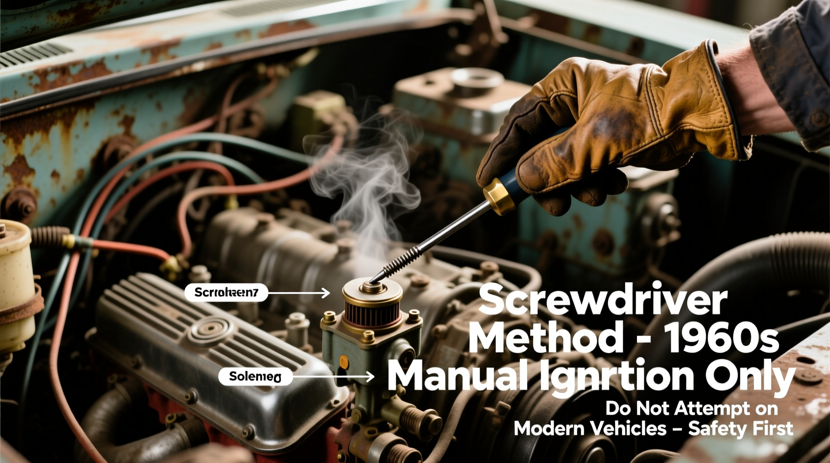 how do you start a car with a screwdriver