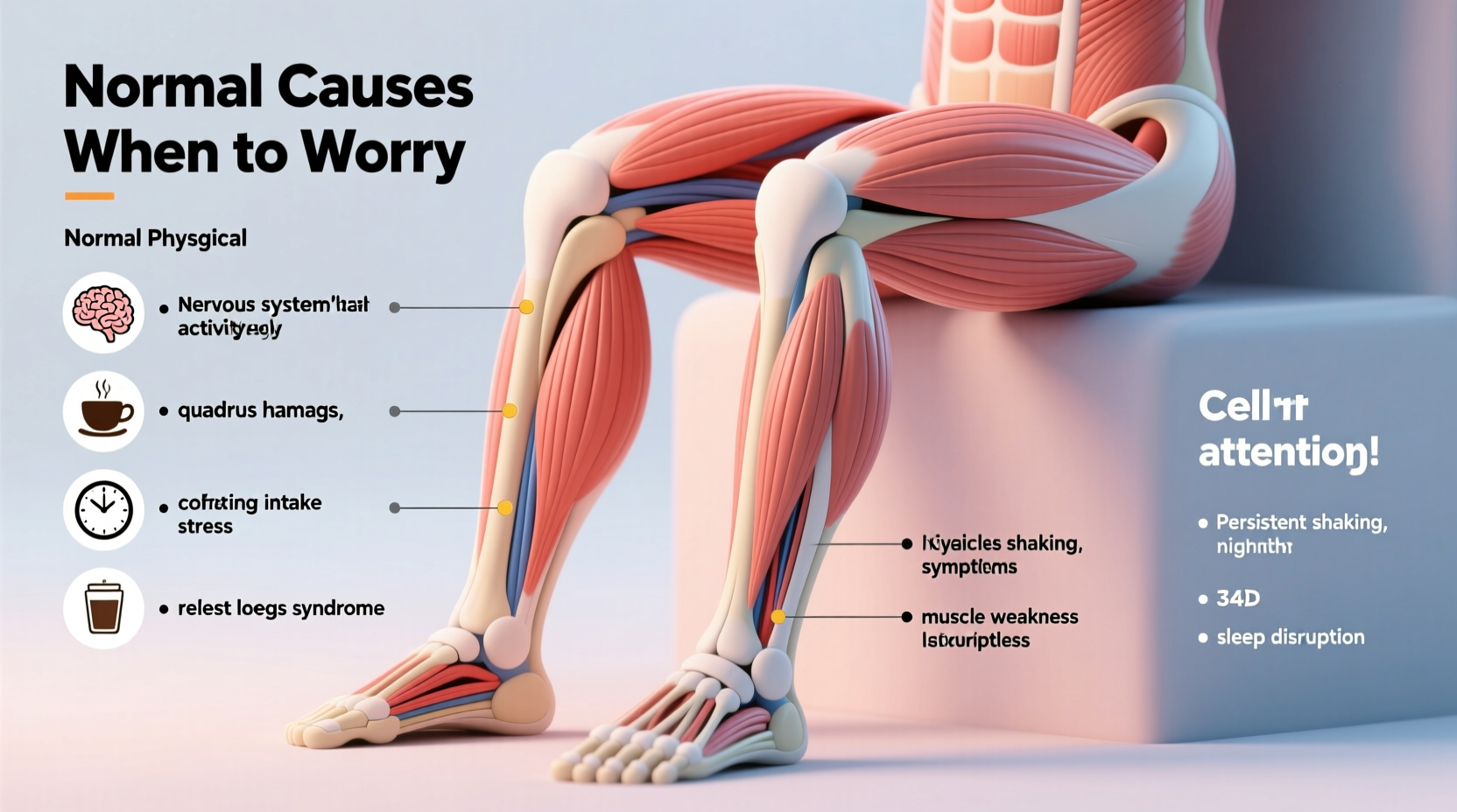 leg shaking when sitting causes and when to worry