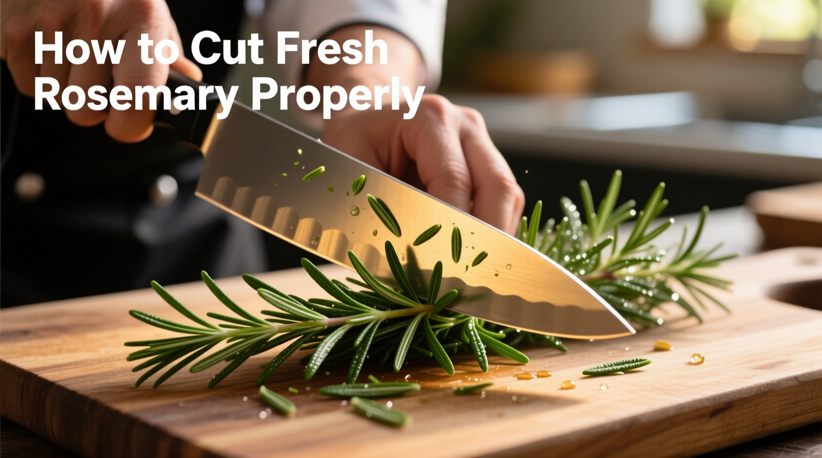 how to cut fresh rosemary