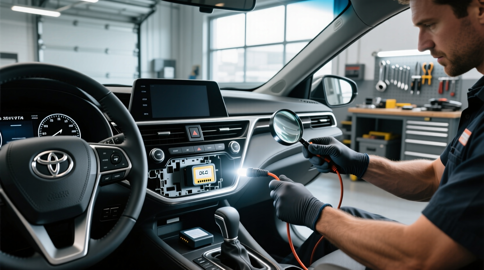 How to Choose Toyota DLC3 Diagnostics, Where Is the Socket Located?