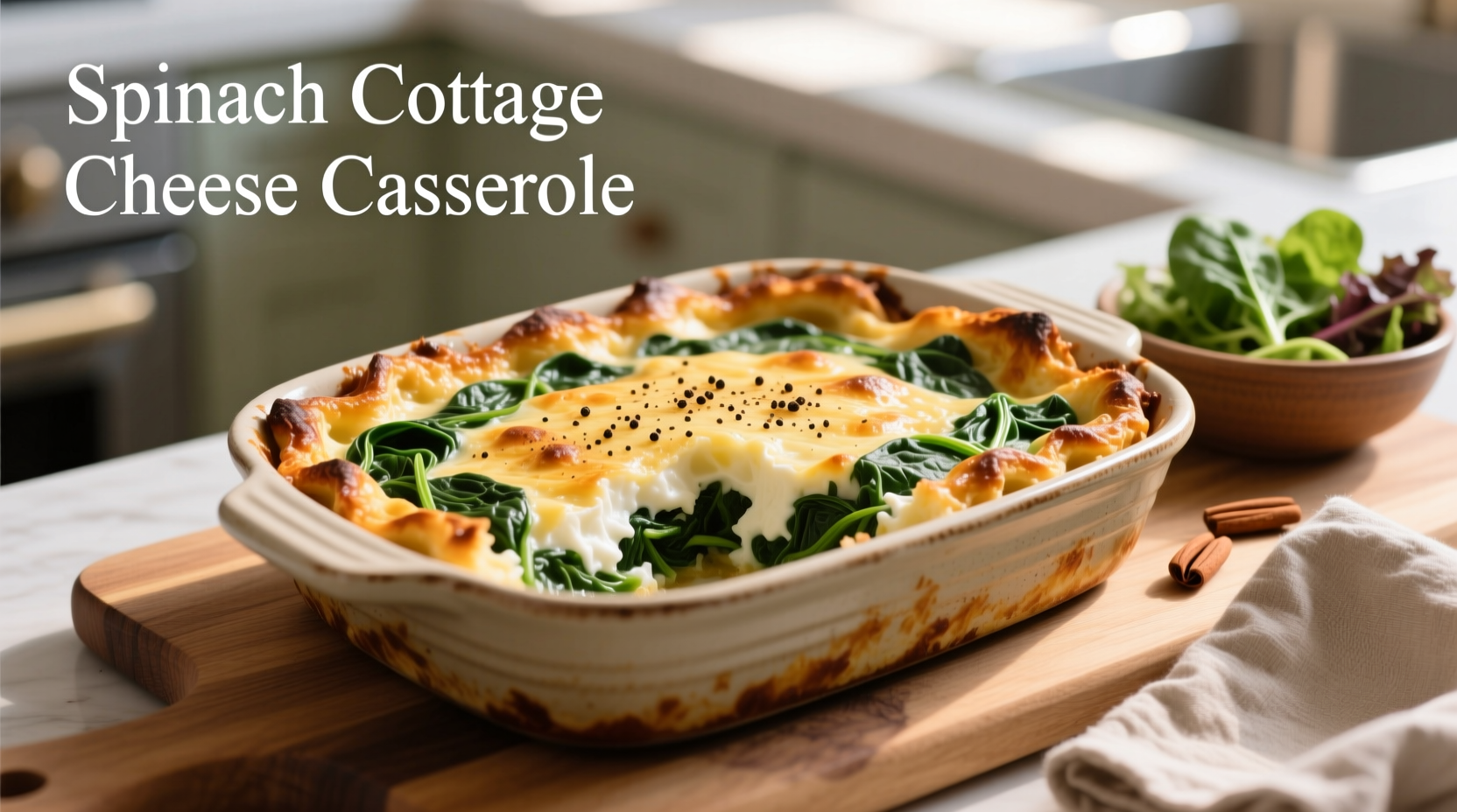Perfect Spinach Cottage Cheese Casserole: Light & Creamy Recipe