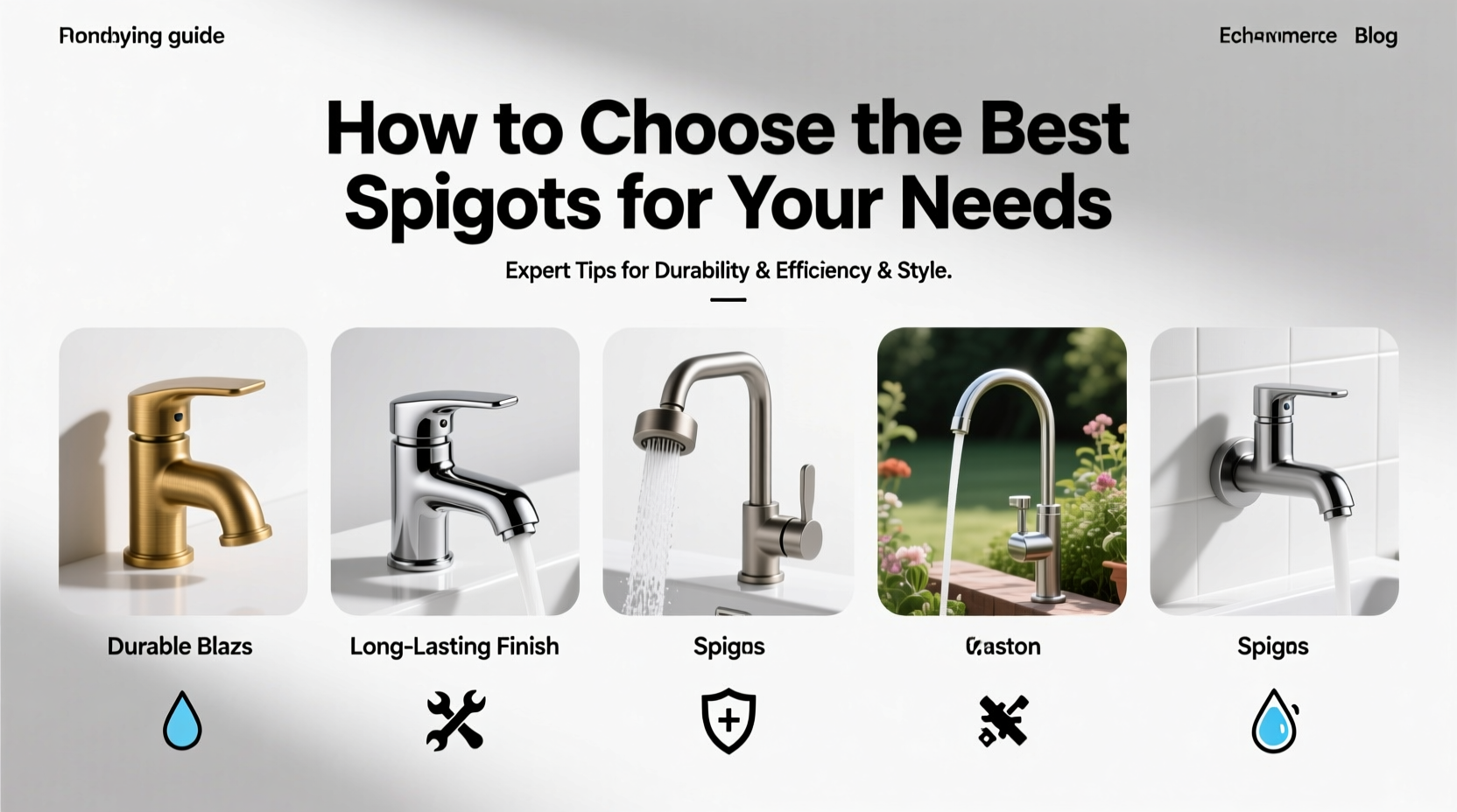 Spigot Types How to Choose the Best Spigots for Your Needs: A Complete Buying Guide