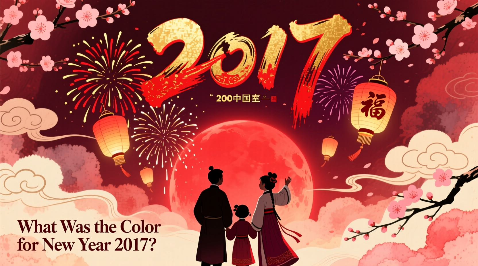 what is the color for new year 2017
