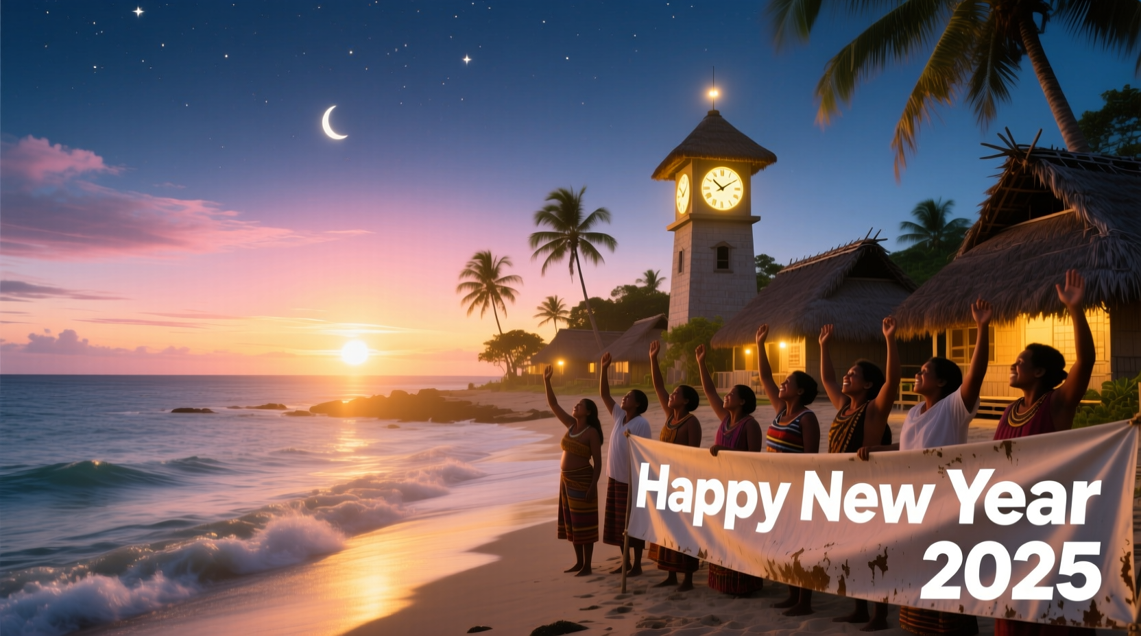 what country is first to bring in the new year