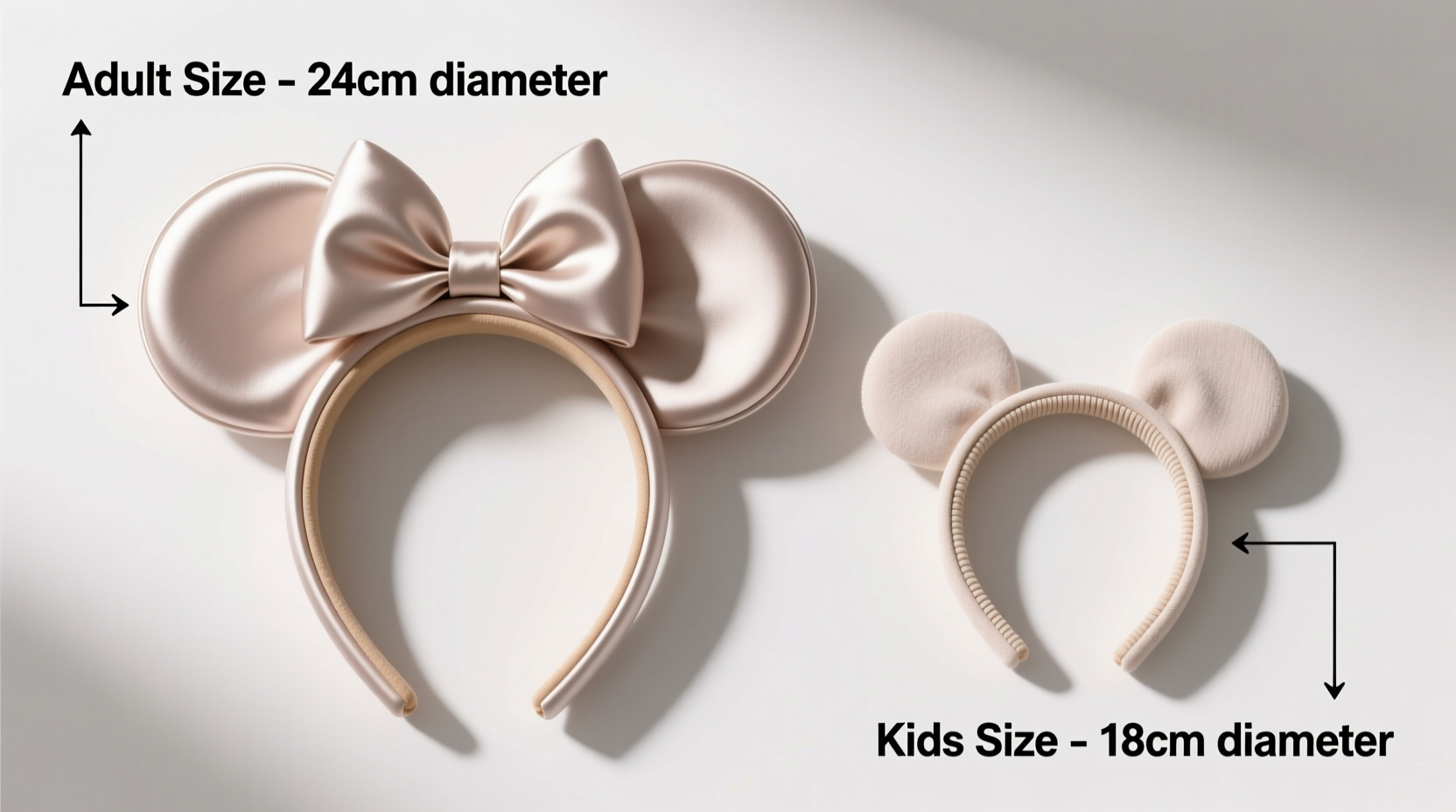 how to easily identify and choose between adult and kids mickey ears for the perfect fit