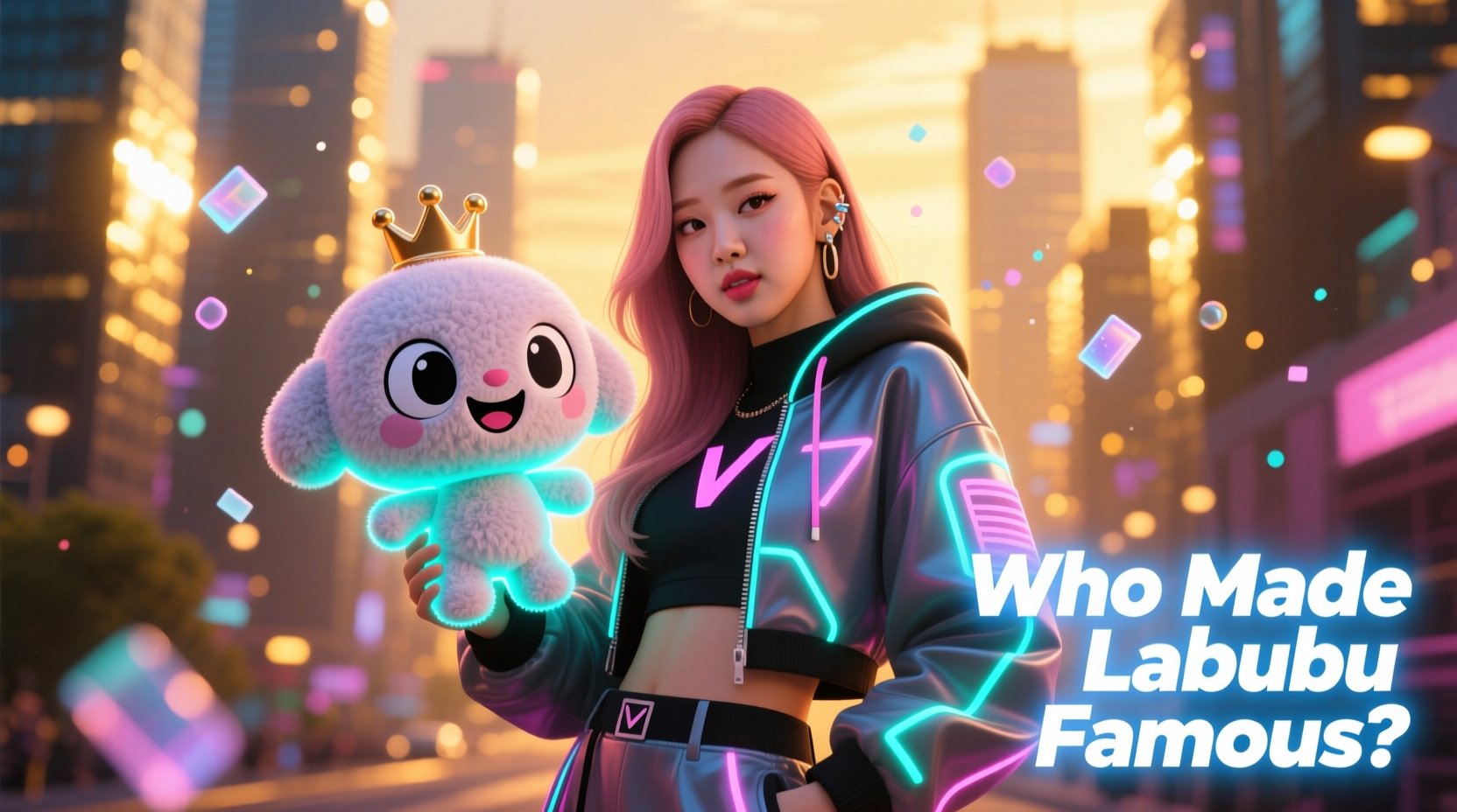 which kpop idol made labubu famous