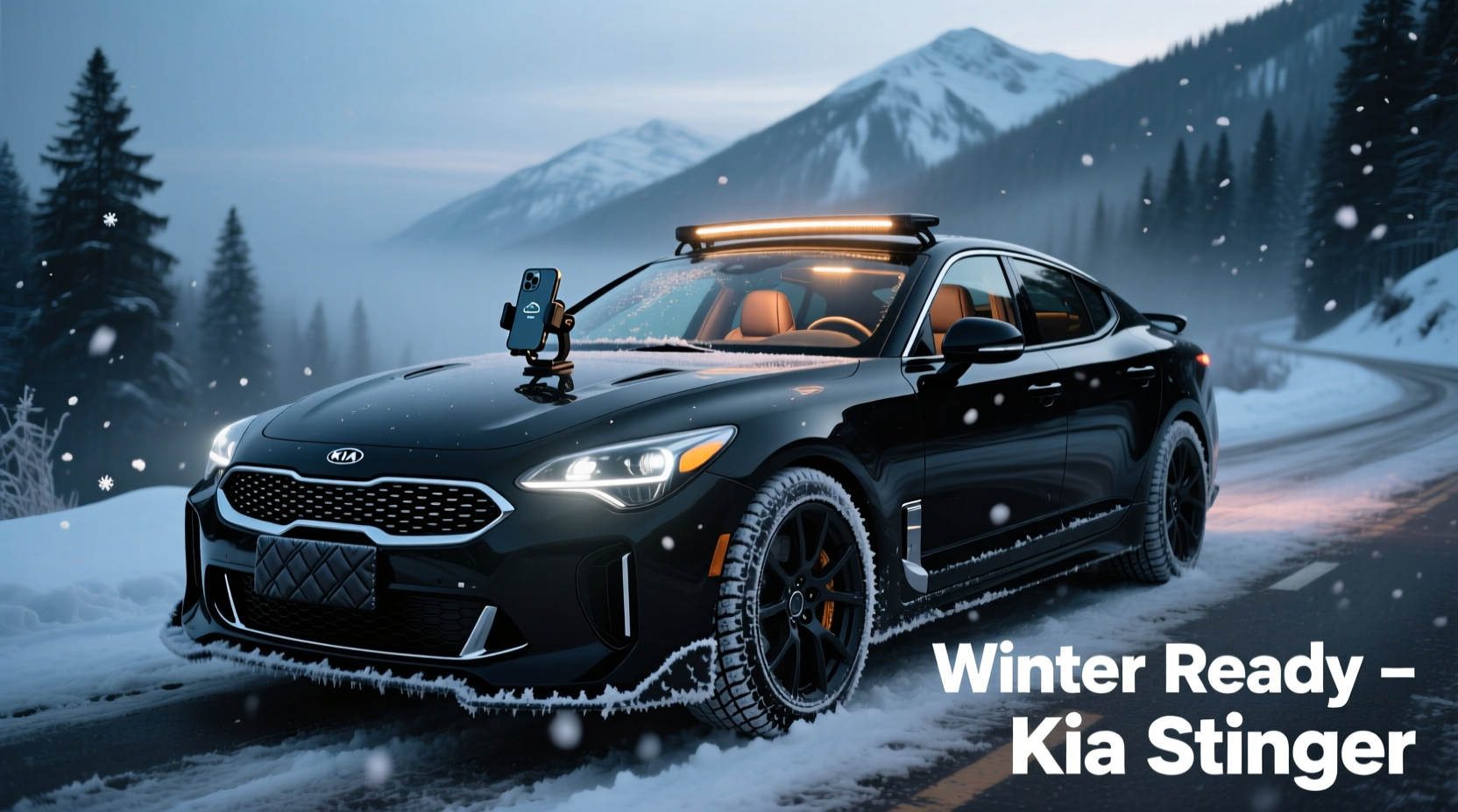 winter kia stinger accessories
