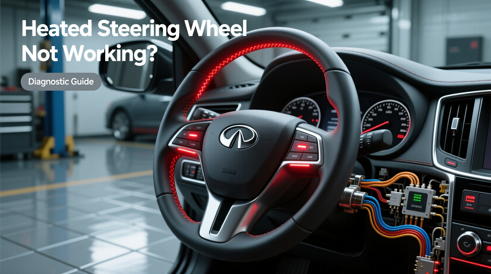 infiniti steering wheel heating issues