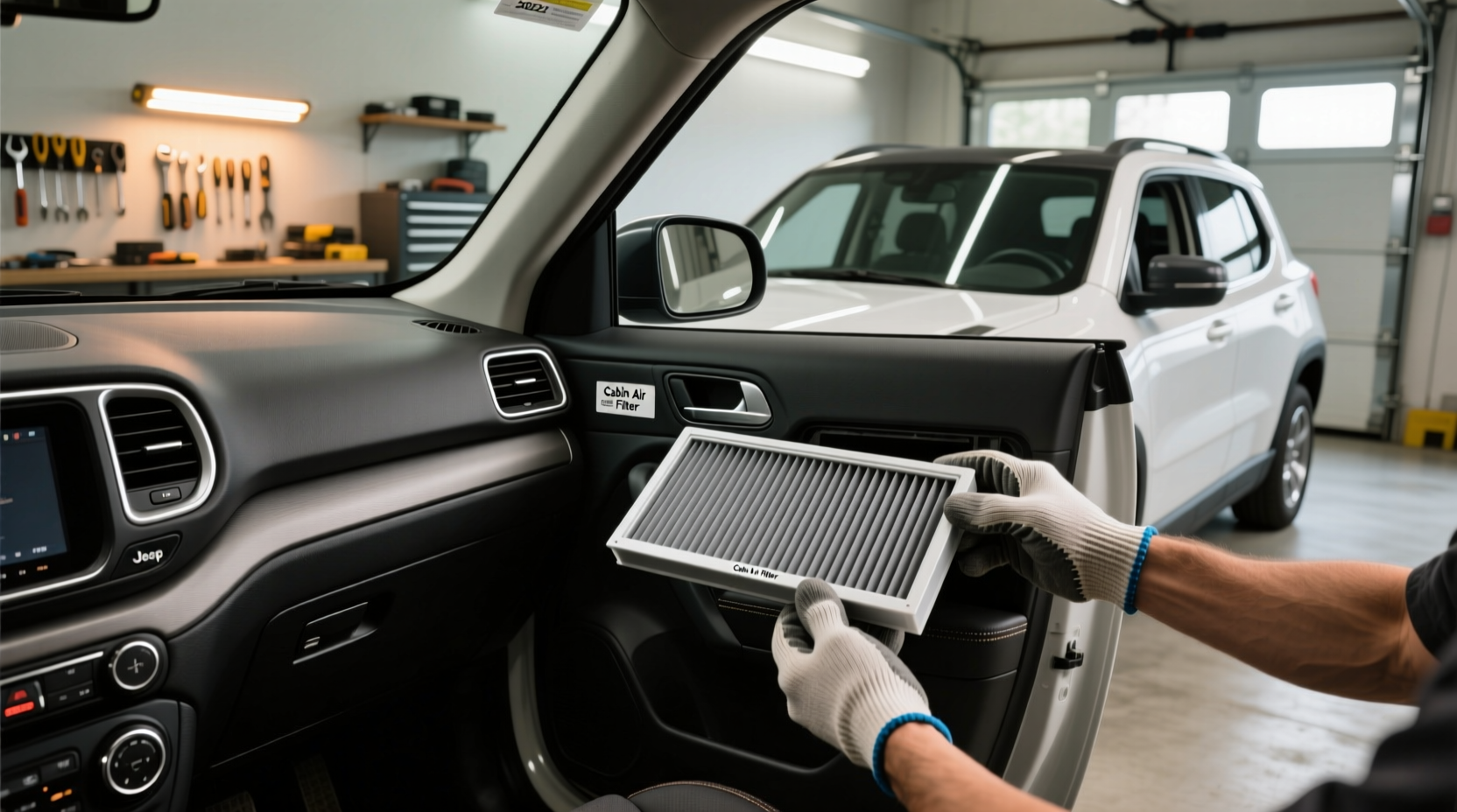 How to Replace the Cabin Air Filter on a 2022 Jeep Compass