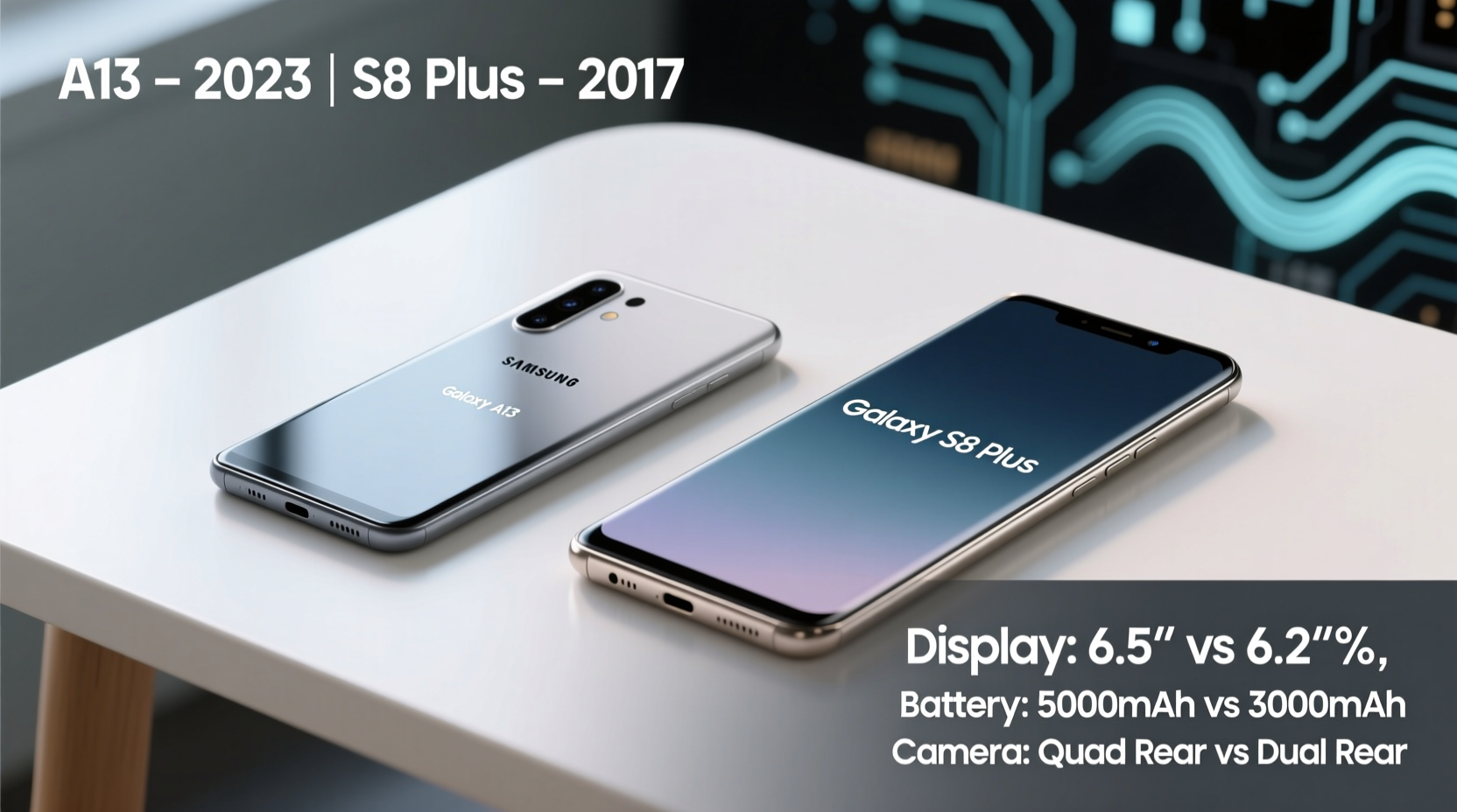 samsung a13 vs s8 plus is the newer model really worth the upgrade