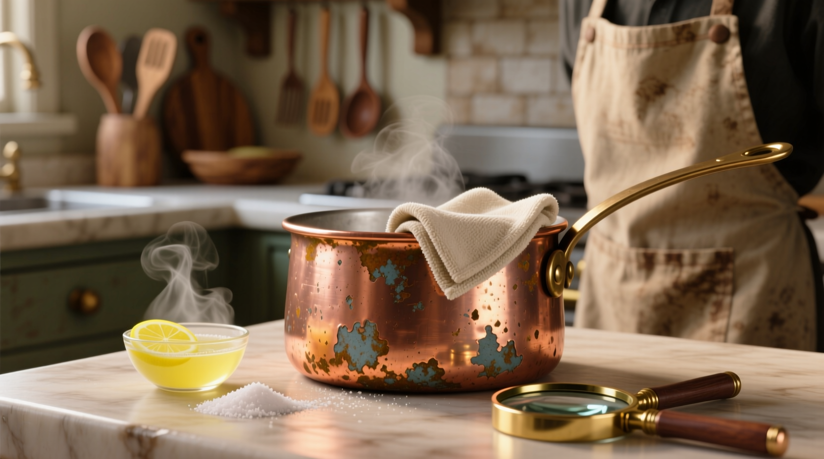 how to clean copper