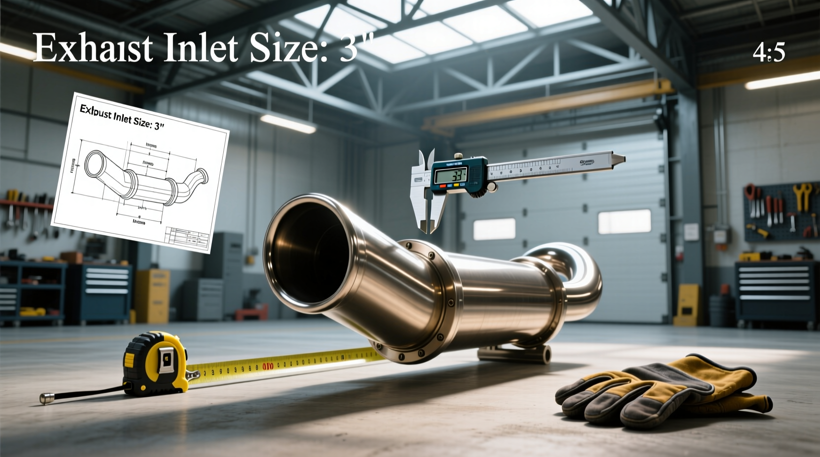 How to Choose Exhaust Tip 3 Inch Inlet, How to Measure Exhaust Inlet Size?